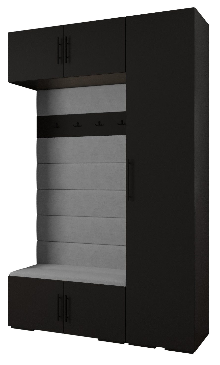 ABIKS MÖBEL Kompaktgarderobe INOVA 3 SATZ günstig online kaufen