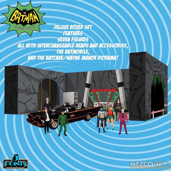 Batman Actionfigur Batman Actionfiguren 5 Points Deluxe Boxset 1966