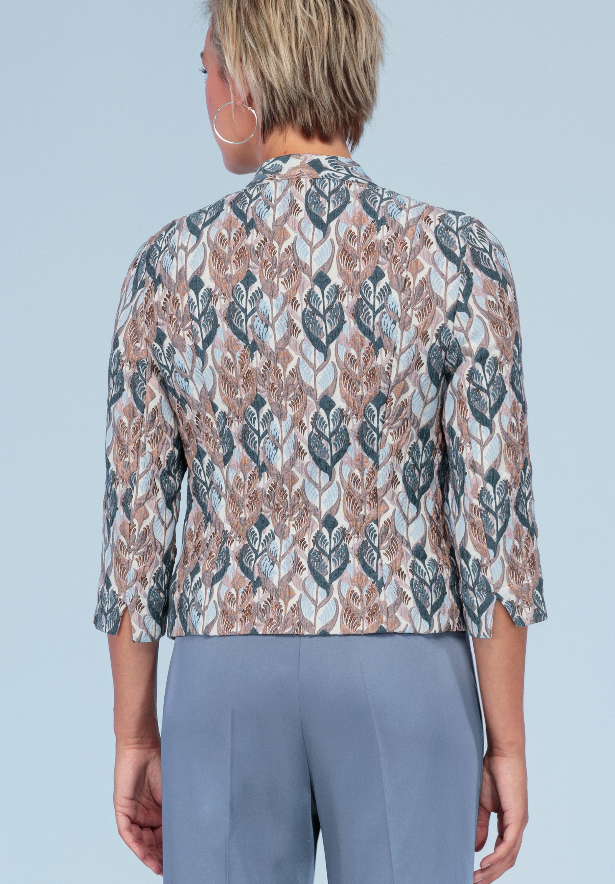 bianca Kurzblazer ABBY in edlem Jacquard-Dessin