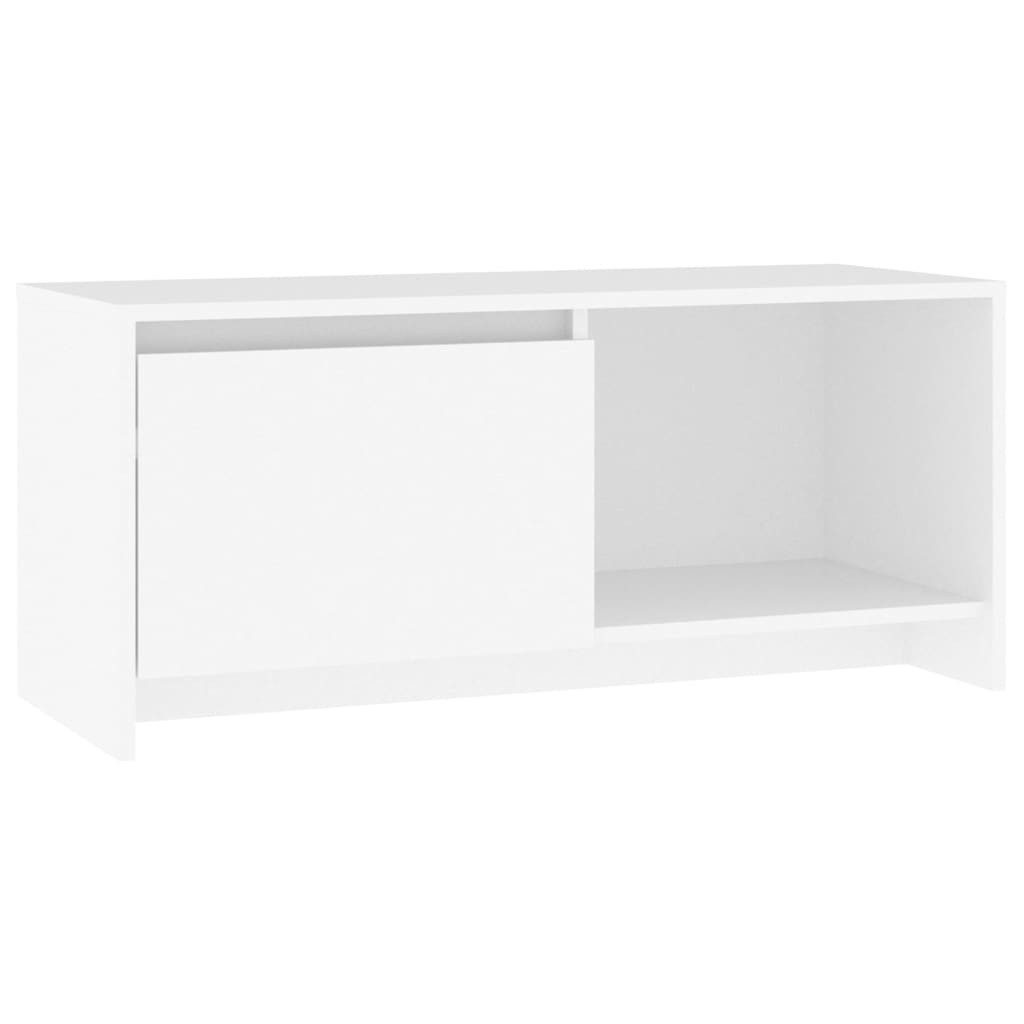 vidaXL TV-Schrank TV-Schrank Weiß 90x35x40 cm Holzwerkstoff (1-St)