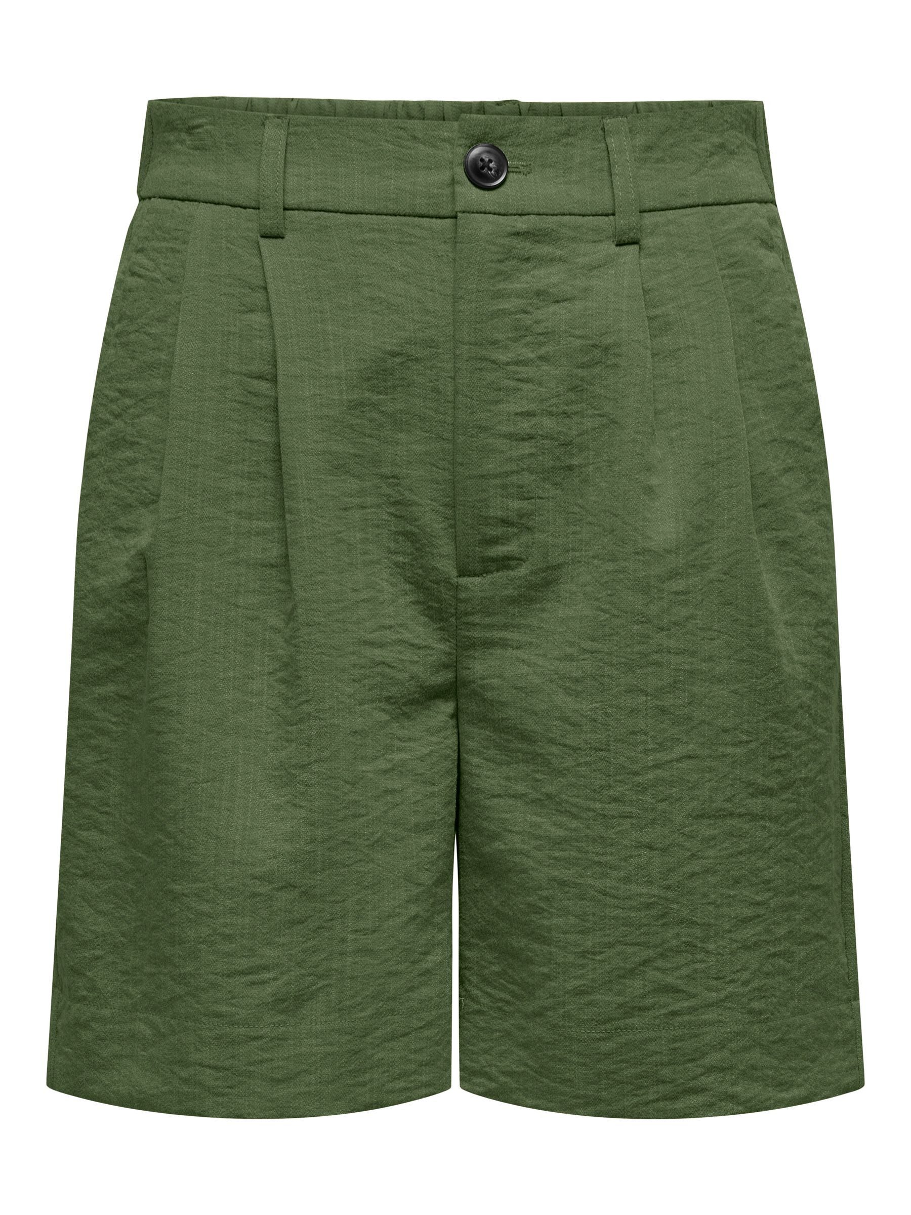 ONLY Shorts Modische Leinenoptik mit elastischem günstig online kaufen