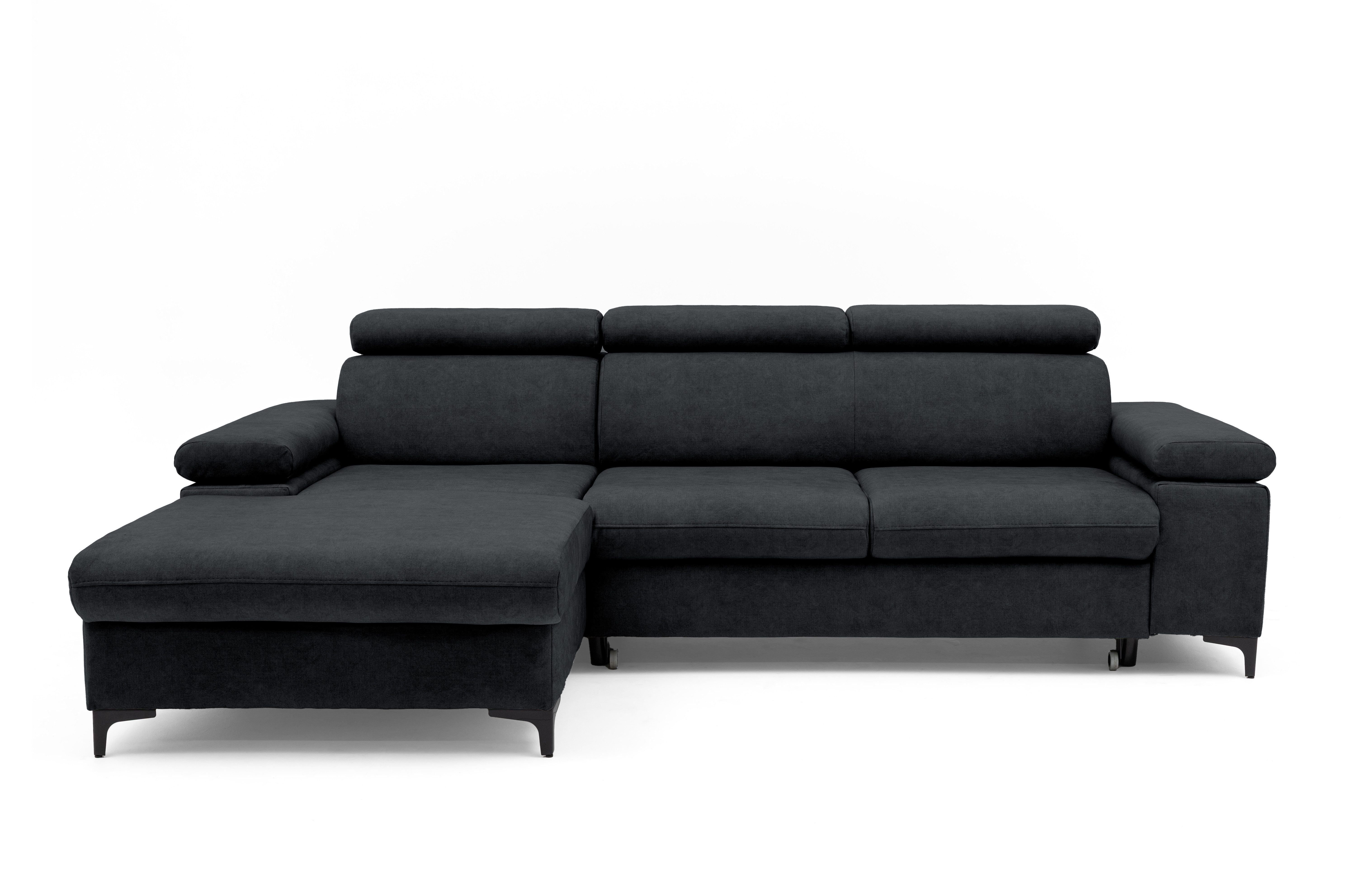Muffo Ecksofa Ecke mit verstellbaren Kopfteilen MAVIC, Verstellbare Kopfstü günstig online kaufen