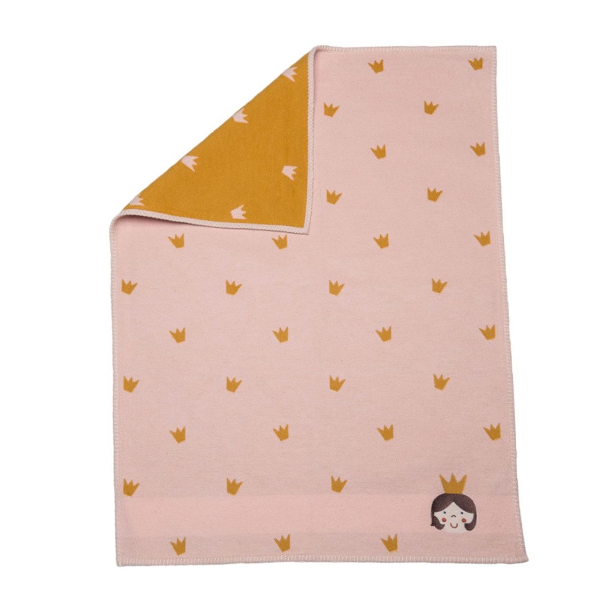 Babydecke Lena, DAVID FUSSENEGGER, süße Kuscheldecke aus 100 % Bio Baumwolle