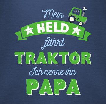 Shirtracer Shirtbody Mein Held fährt Traktor Papa Geschenk Vatertag Baby