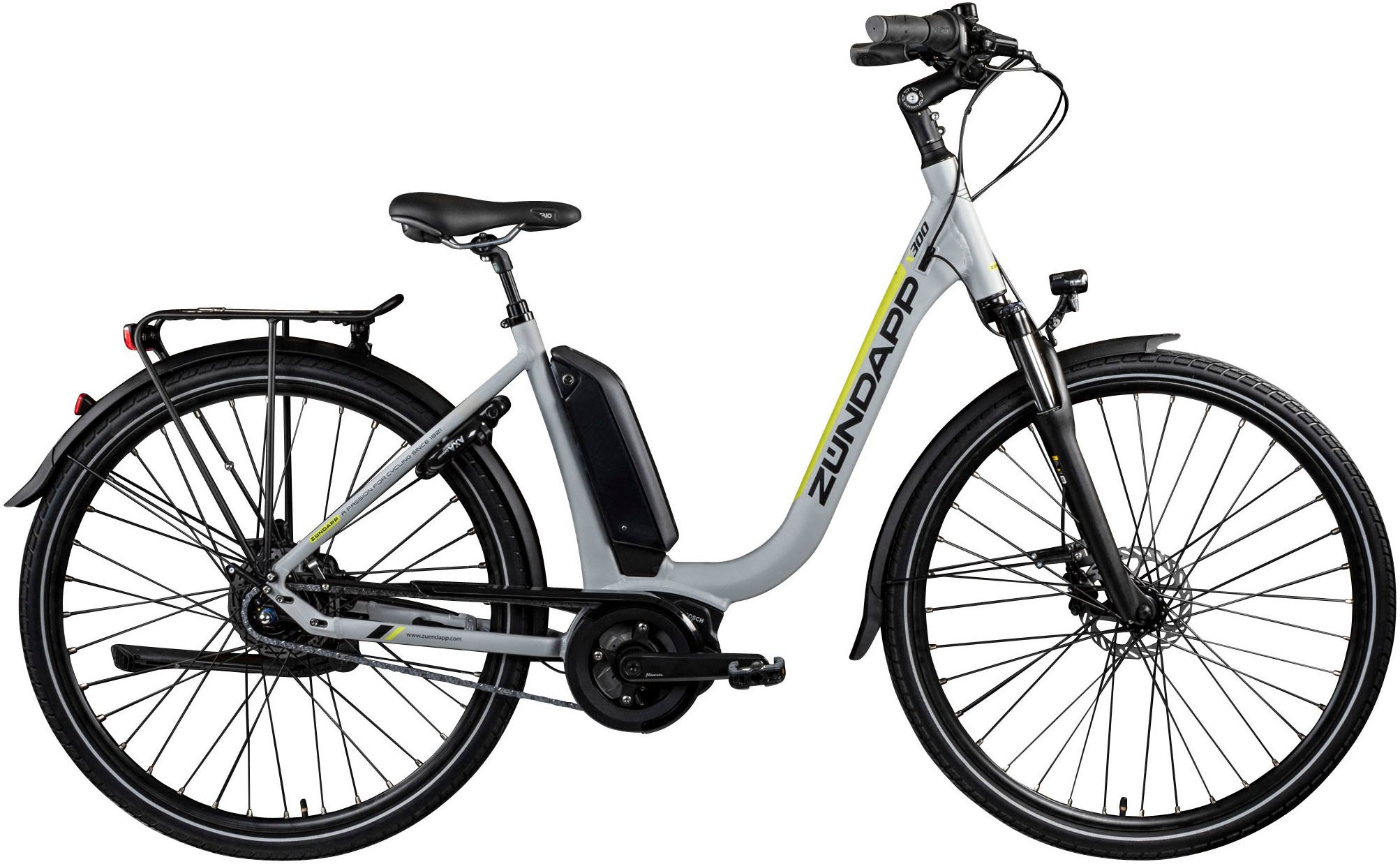 Zündapp E-Bike Cityrad X300, 7 Gang Shimano Nexus Schaltwerk, Nabenschaltung, Mittelmotor, 400 Wh, Pedelec, Elektrofahrrad für Damen u. Herren