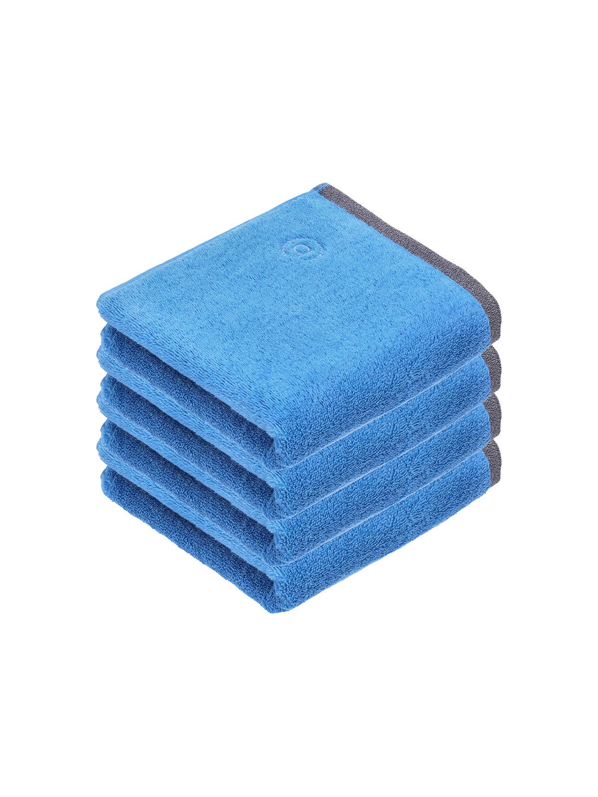 bugatti Рушники 4er Pack Handtuch Prato, Frottier (Spar-Set, 4-St), hohe Markenqualität