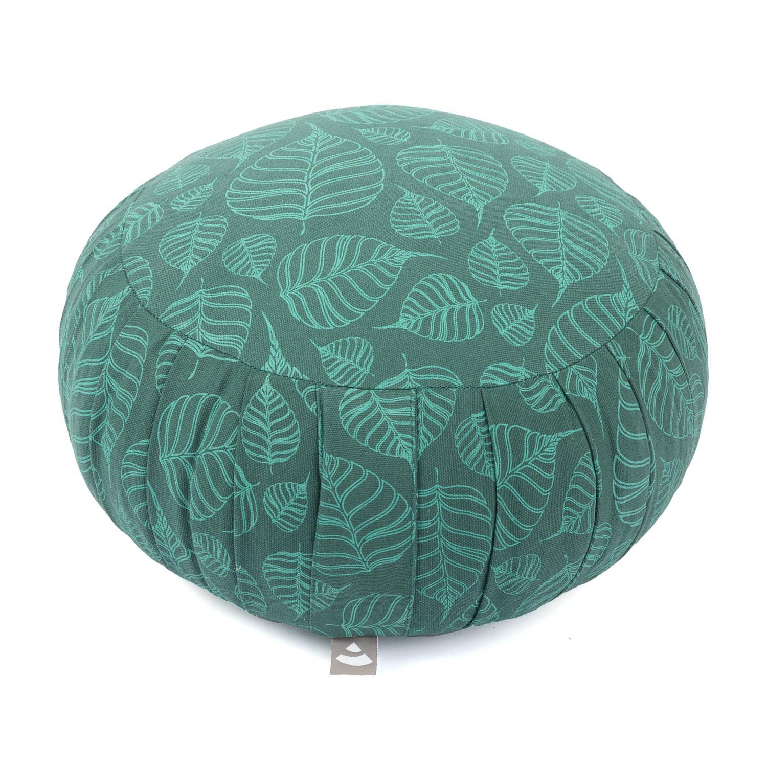 bodhi Meditationskissen Meditationskissen ZAFU, 38 x 20 cm Bodhi Leaves, deep green