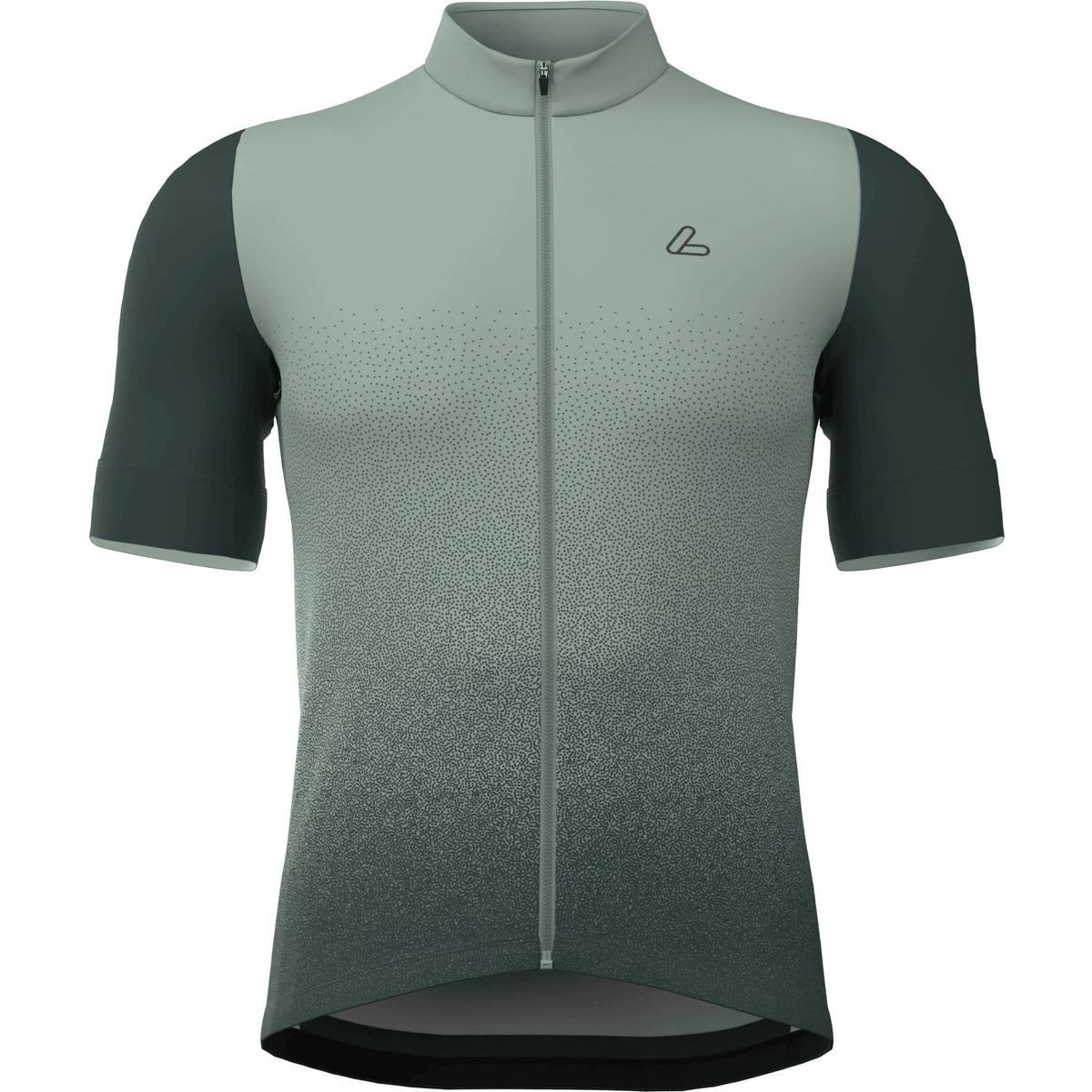Löffler Radtrikot Men Bike Jersey Full Zip Skys Storm Mid Atmungsaktives und schnelltrocknendes Herren-Radtrikot mit