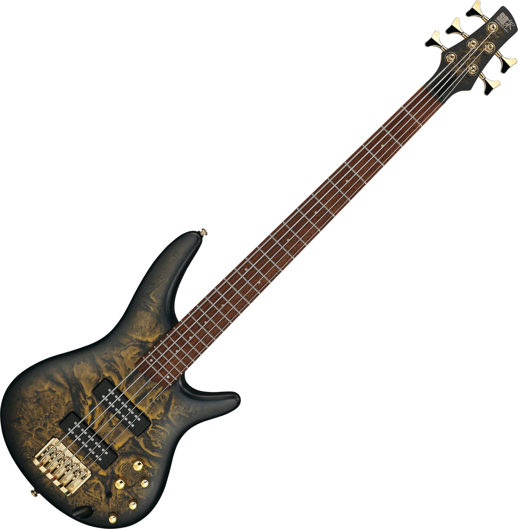 Ibanez E-Bass Ibanez SR305EDX-FDM E-Bass Frozen Gold Matte, SR, E-Bass mit aktiver Elektronik, 5-St.