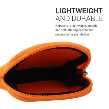 kwmobile Backcover Tasche für Bosch Nyon 2, E-Bike Computer Neopren Hülle - Schutztasche Neon Orange