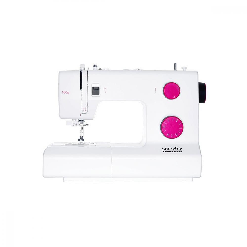 PFAFF Freiarm-Nähmaschine - Smarter by Pfaff 160s mechanische Nähmaschine mit Kofferhaube