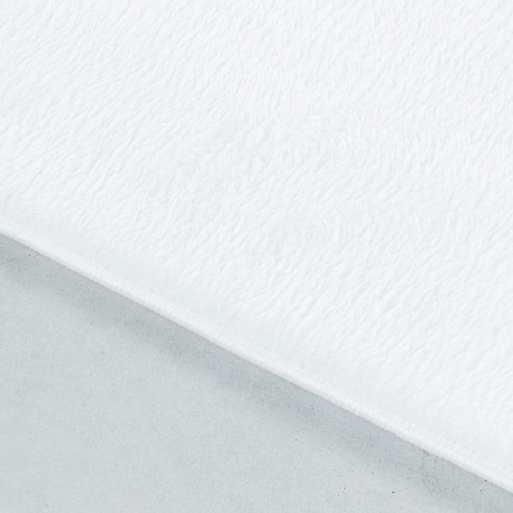 Teppich Kurzflor und Cream waschbar mm 25 Rechteck, Verschiedene uni Höhe: Farben, Giantore