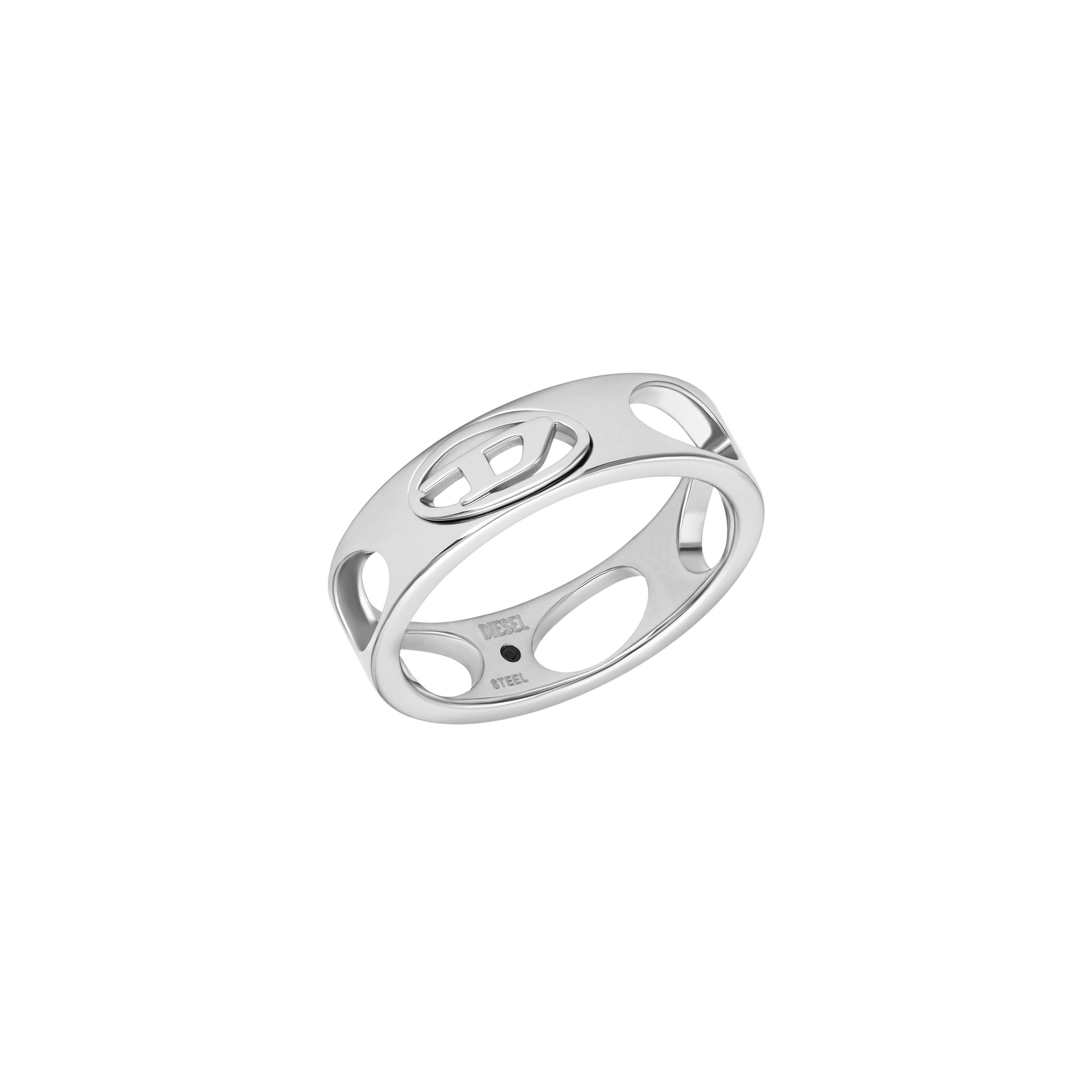 Diesel Fingerring Schmuck Geschenk Edelstahl OVAL D LOGO