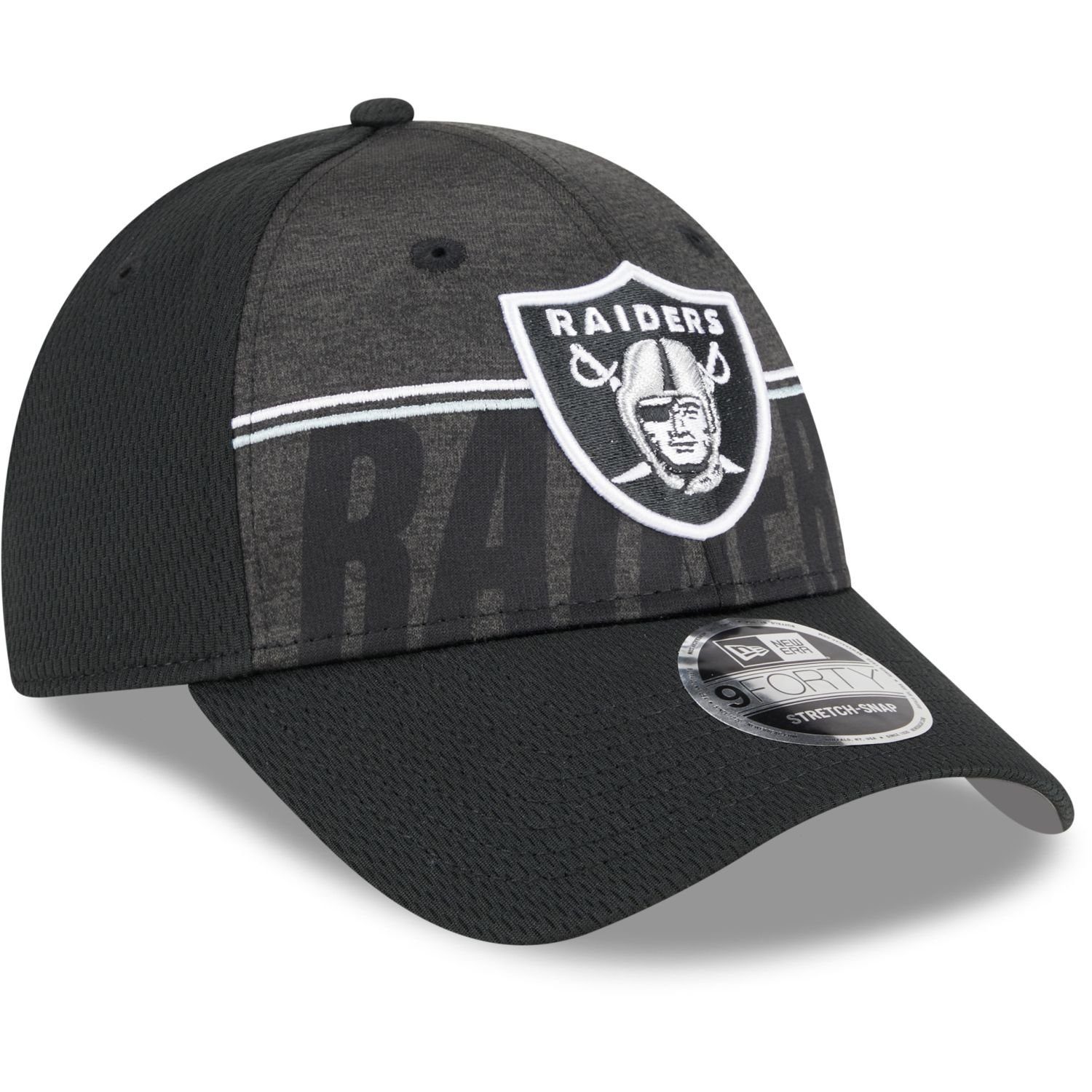 New Era Baseball Cap 9FORTY Stretch TRAINING 2023 Las Vegas Raiders
