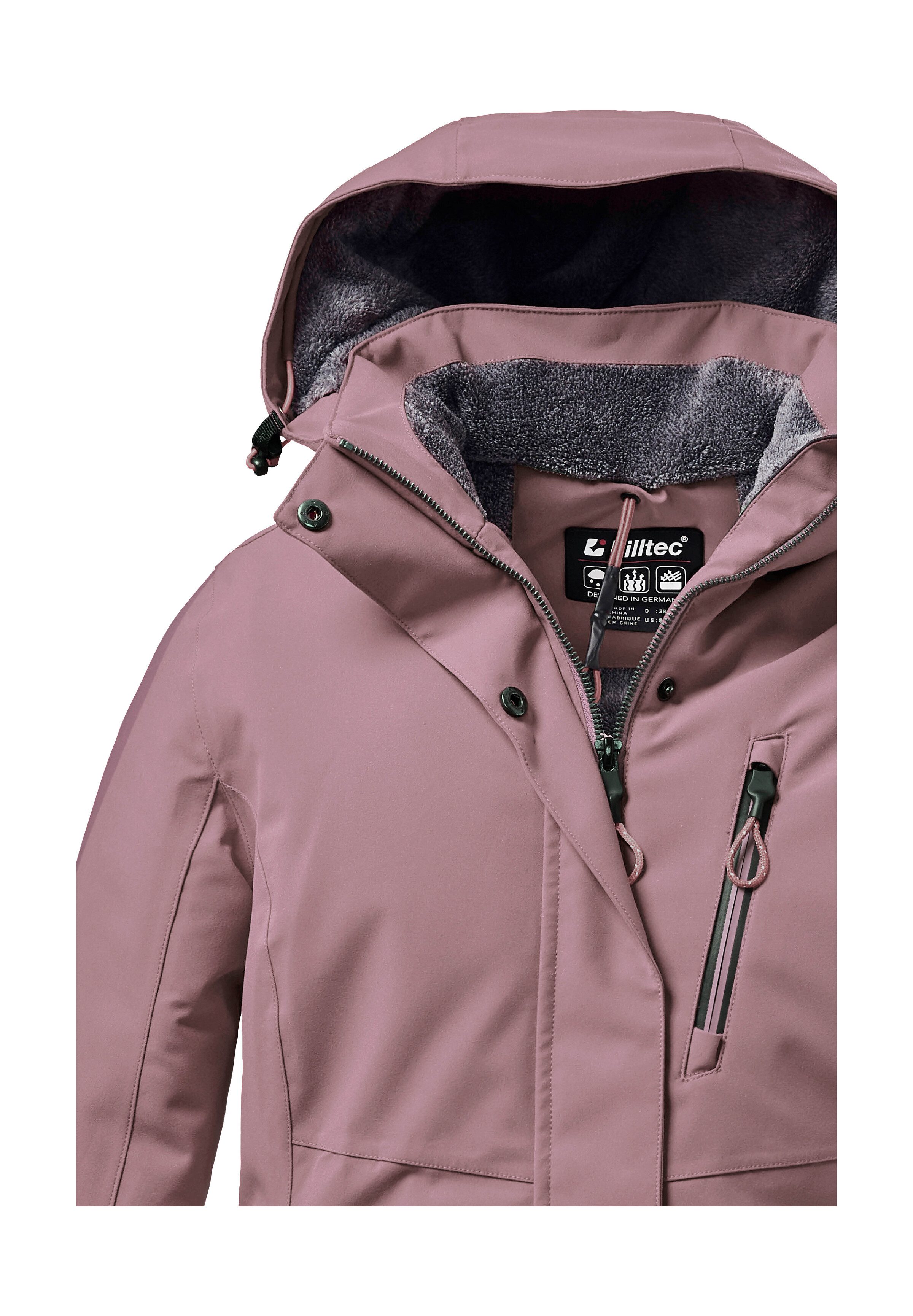 Killtec Outdoorjacke KOW 140 WMN JCKT Wasserdichte Damenjacke, atmungsaktiv, abnehmbare Kapuze