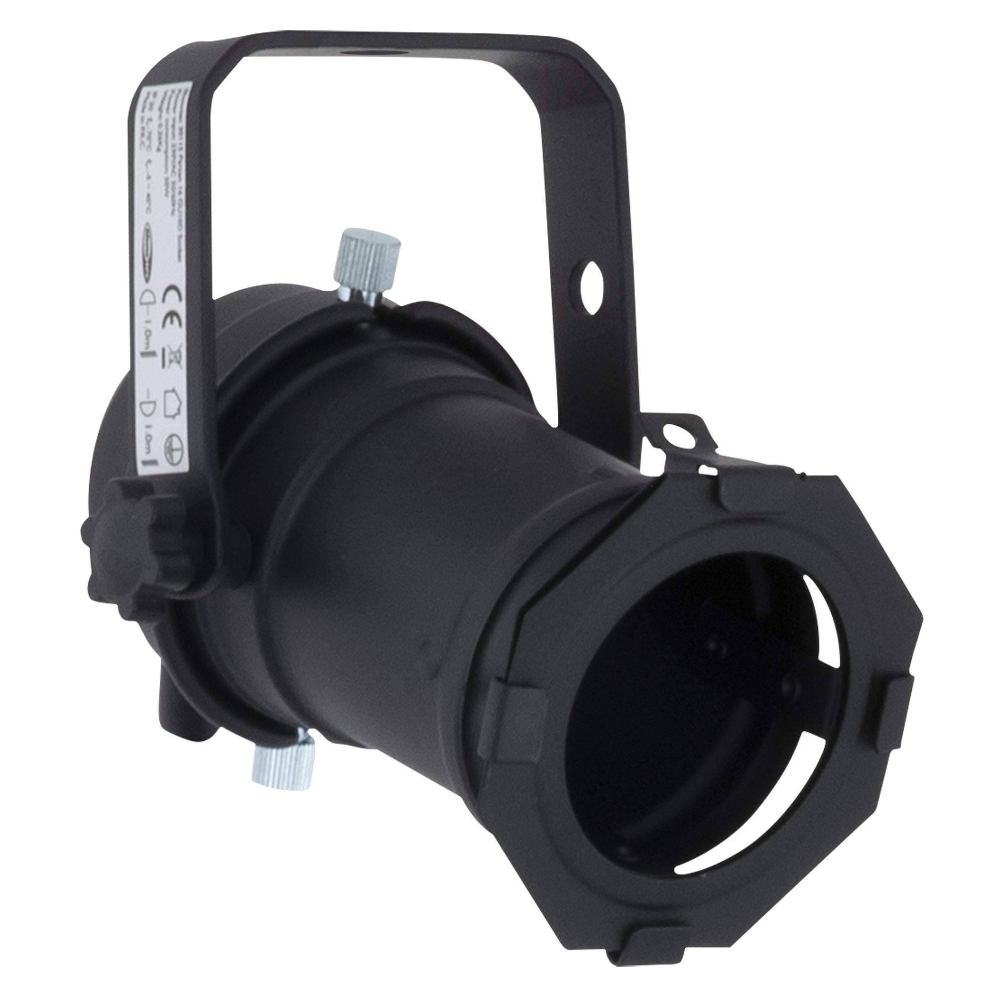 Showgear Discolicht Showtec Parcan 16 with GU10 Socket Schwarz