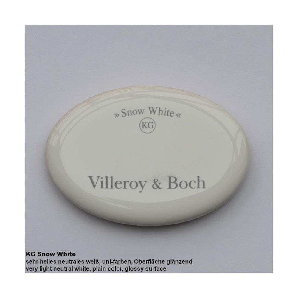 Villeroy & Boch White cm & KG Villeroy 50, (glänzend) 90/51 Premiumline Küchenspüle Snow Siluet Boch