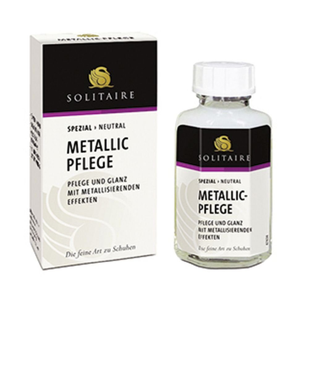 Solitaire Metallic Pflege - für alle Leder mit metallisierenden Effekten Lederpflege