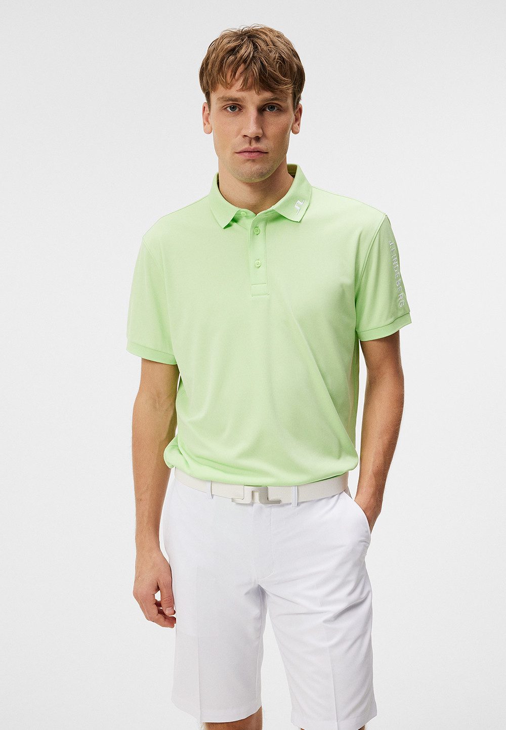 J.LINDEBERG Trainingspullover J.Lindeberg Herren Tour Tech Reg Fit Print Poloshi