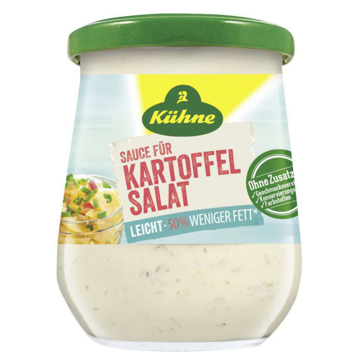 Kühne Saucen, Kuehne Kartoffelsalat Sauce cremig mild fein abgestimmt 250ml