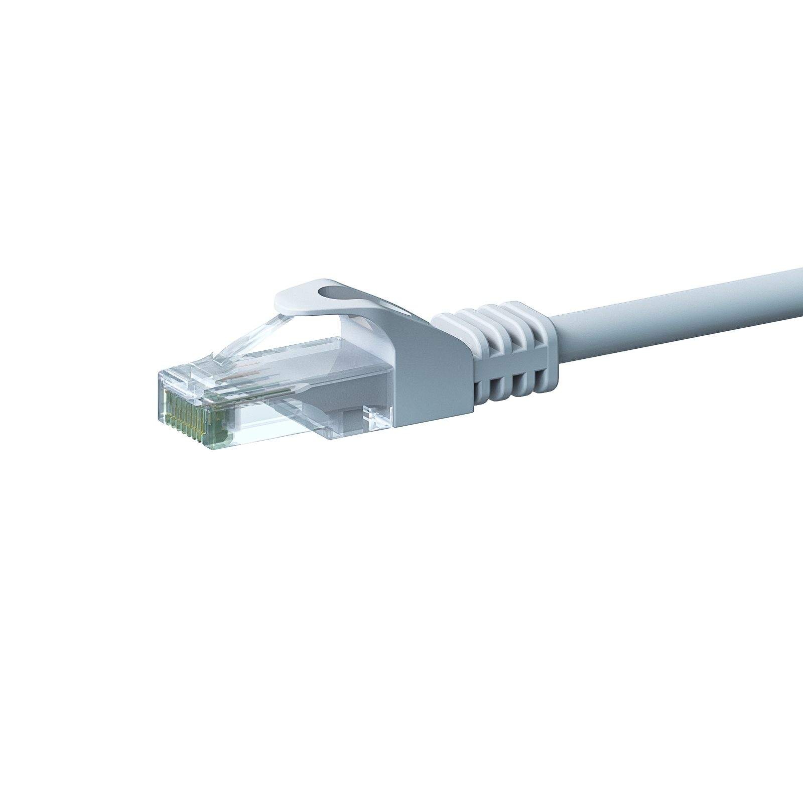 Danicom CAT 6 Netzwerkkabel U/UTP - 0,25 Meter - Weiß - CCA Netzwerkkabel, RJ45, RJ45 (25 cm), Cat6, CCA