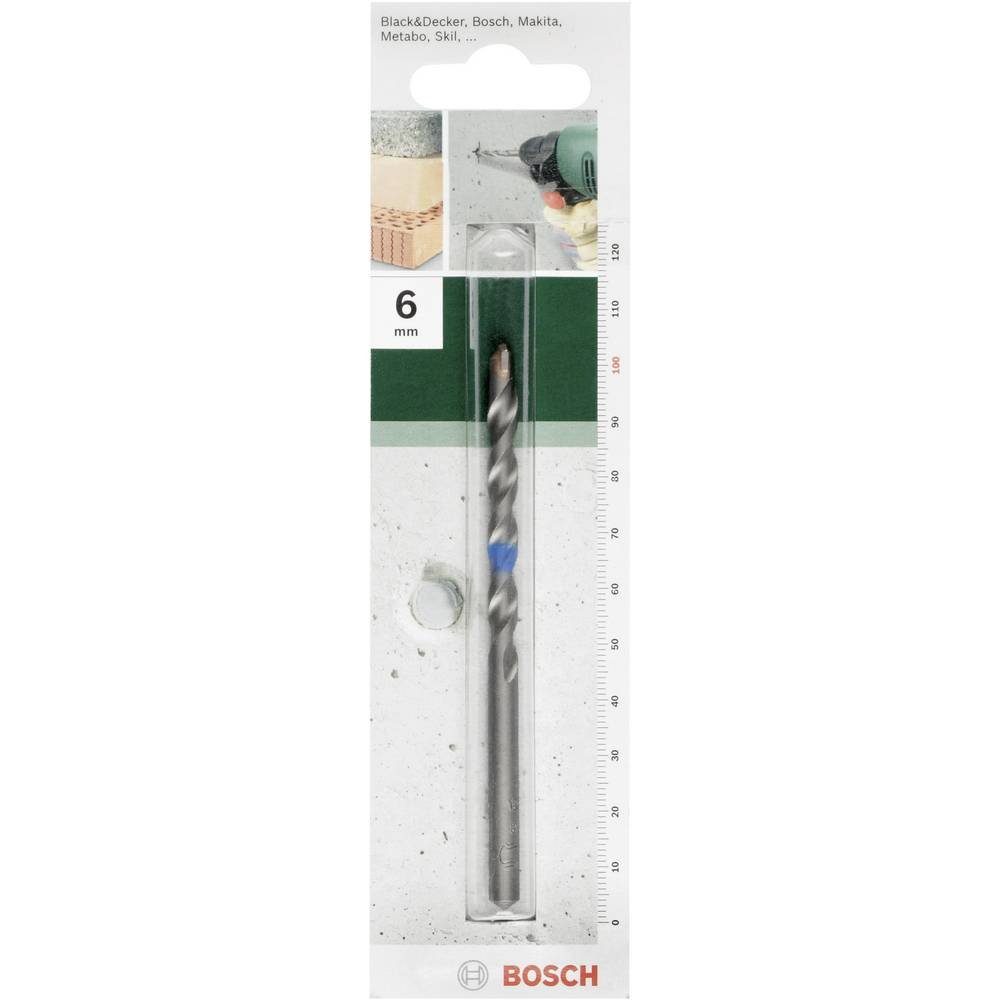 Bosch Accessories Spiralbohrer Betonbohrer nach ISO 5468 D 6.0 mm, L 100 mm, Beton-Spiralbohrer