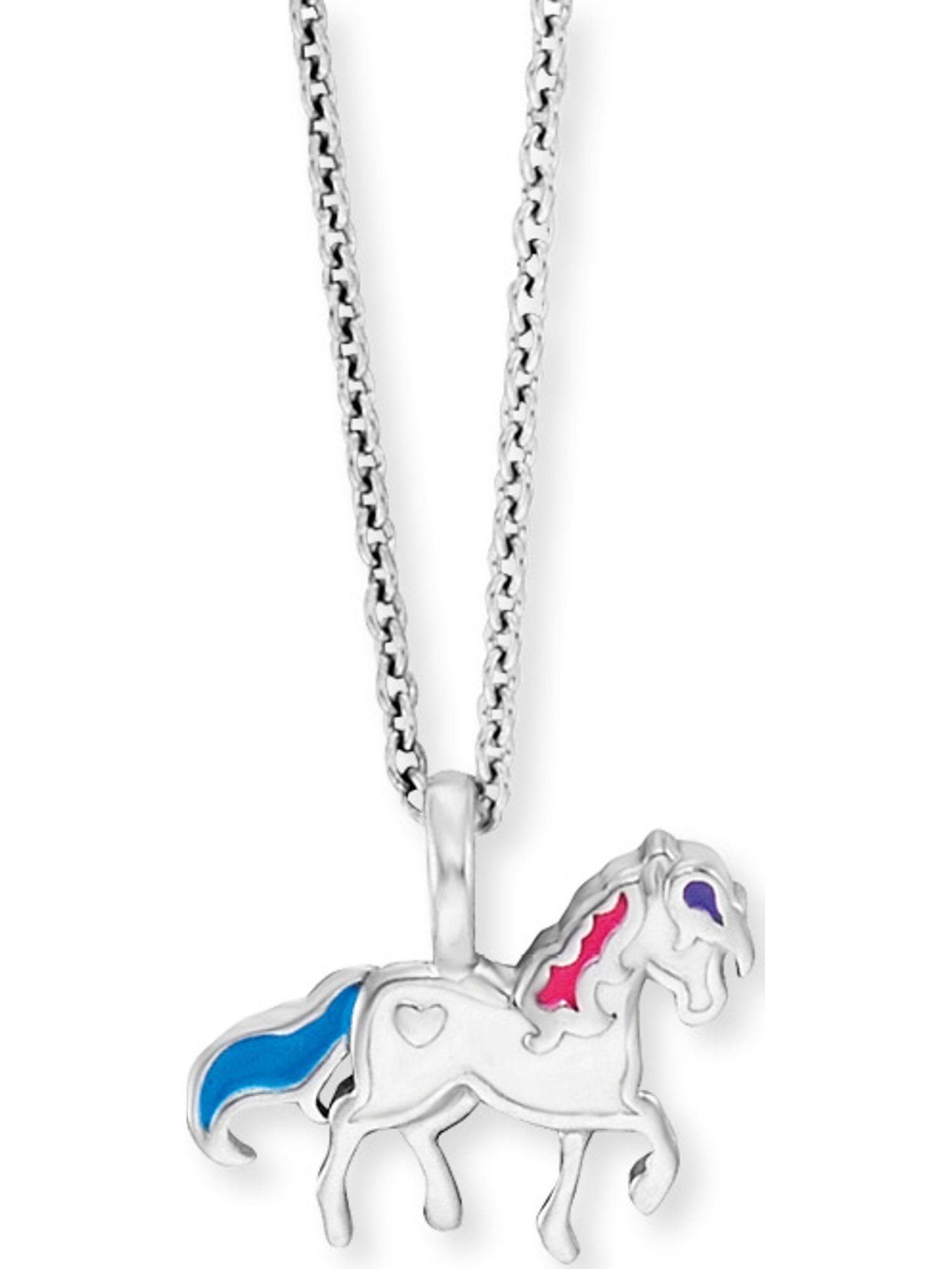 Engelsrufer Collier Engelsrufer Mädchen-Kinderkette 925er Silber Pferd
