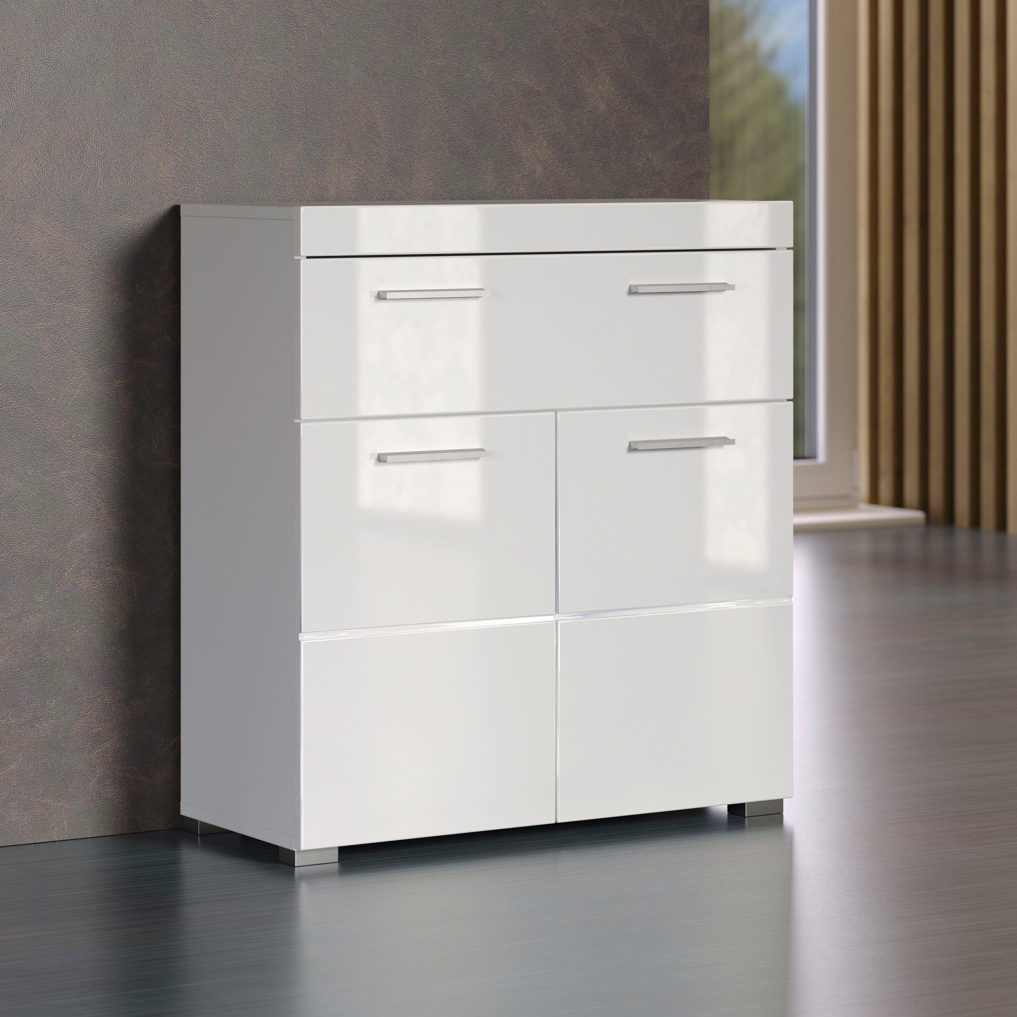INOSIGN Unterschrank Avena Badezimmerschrank mit 1 großen Schubkasten und 2 Türen - 73/31/79 cm