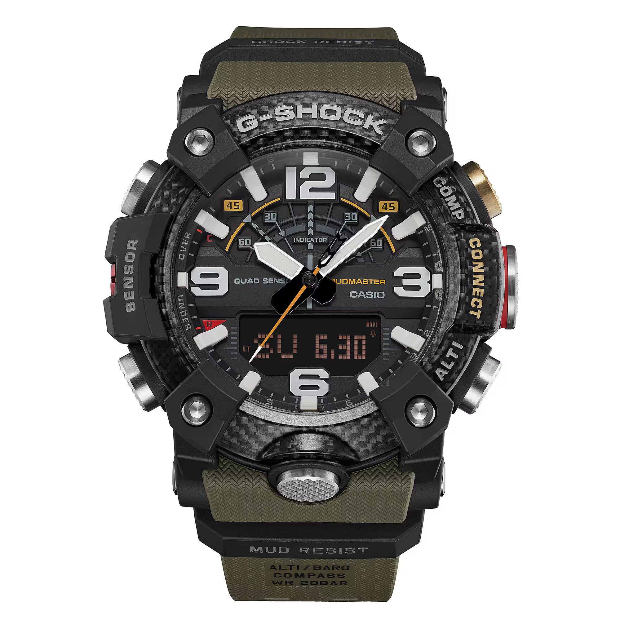 CASIO G-SHOCK Multifunktionsuhr Herrenuhr Casio G-Shock MASTER OF G MUDMASTER