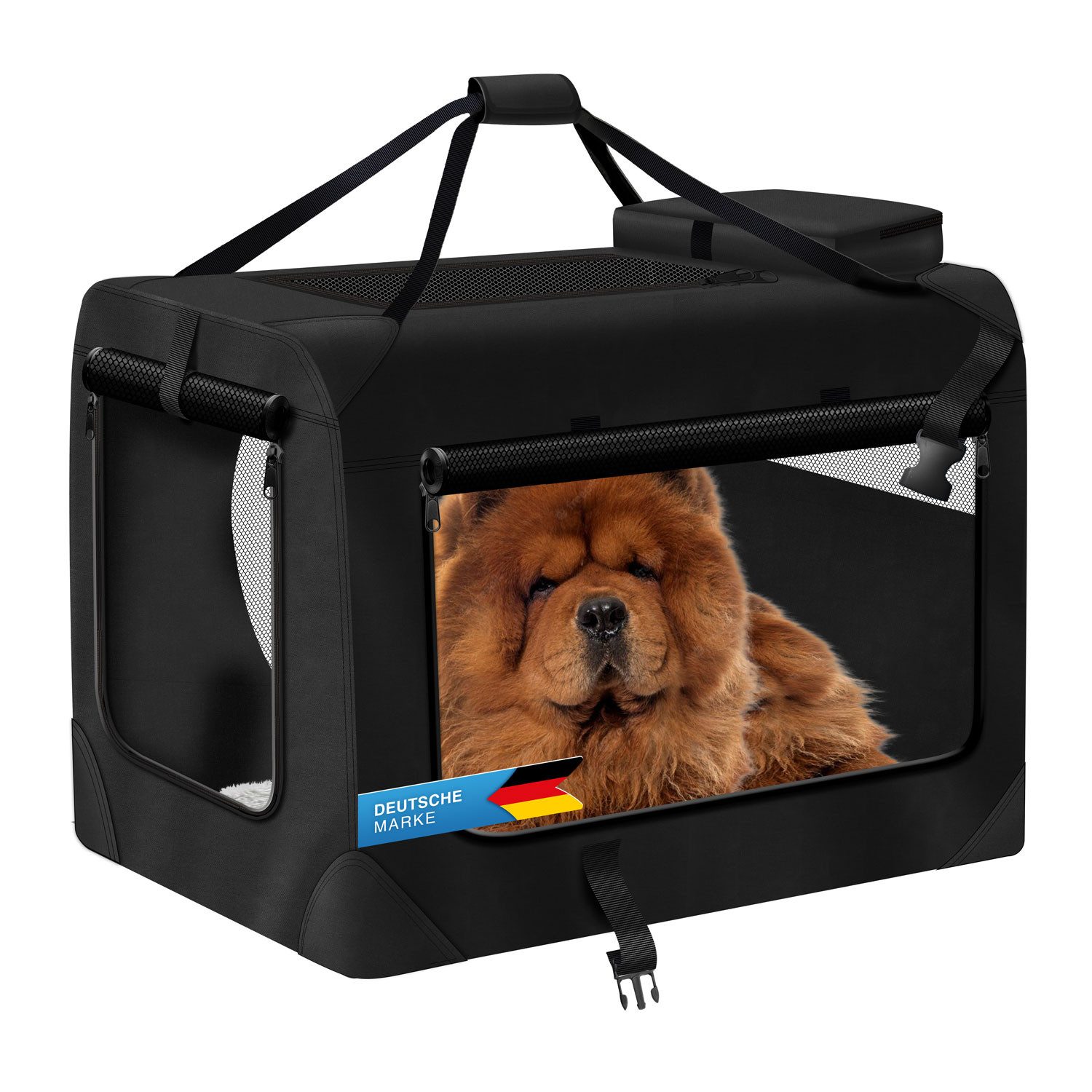 all Pets United Hunde-Transportbox Hunde Transportbox Faltbare Hundebox Wasserfest & Mobil für Haustiere, Haustierbox, Transporttasche für Hunde & Katzen