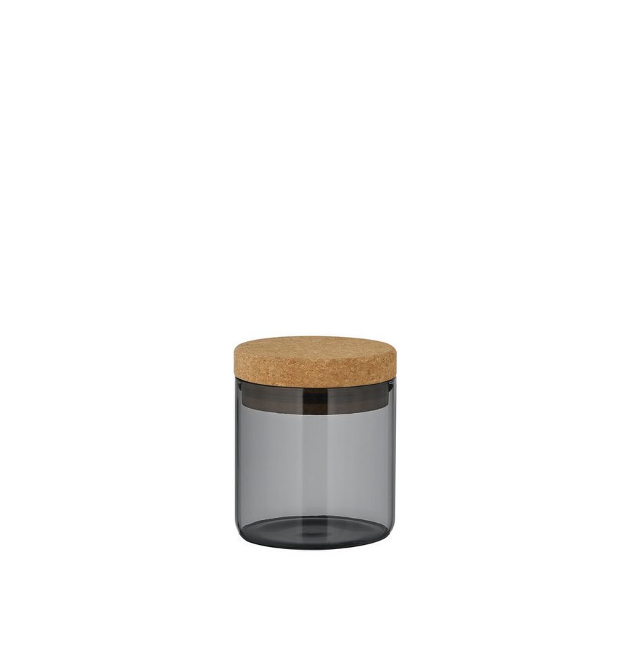 blomus Vorratsglas -KEEPY- Vorratsdose, Aufbewahrungsbehälter: Luftdicht & frisch, Borosilikatglas, Hochwertig, Glas, Korkdeckel, Vielseitig, Robust, Stilvoll, Modern
