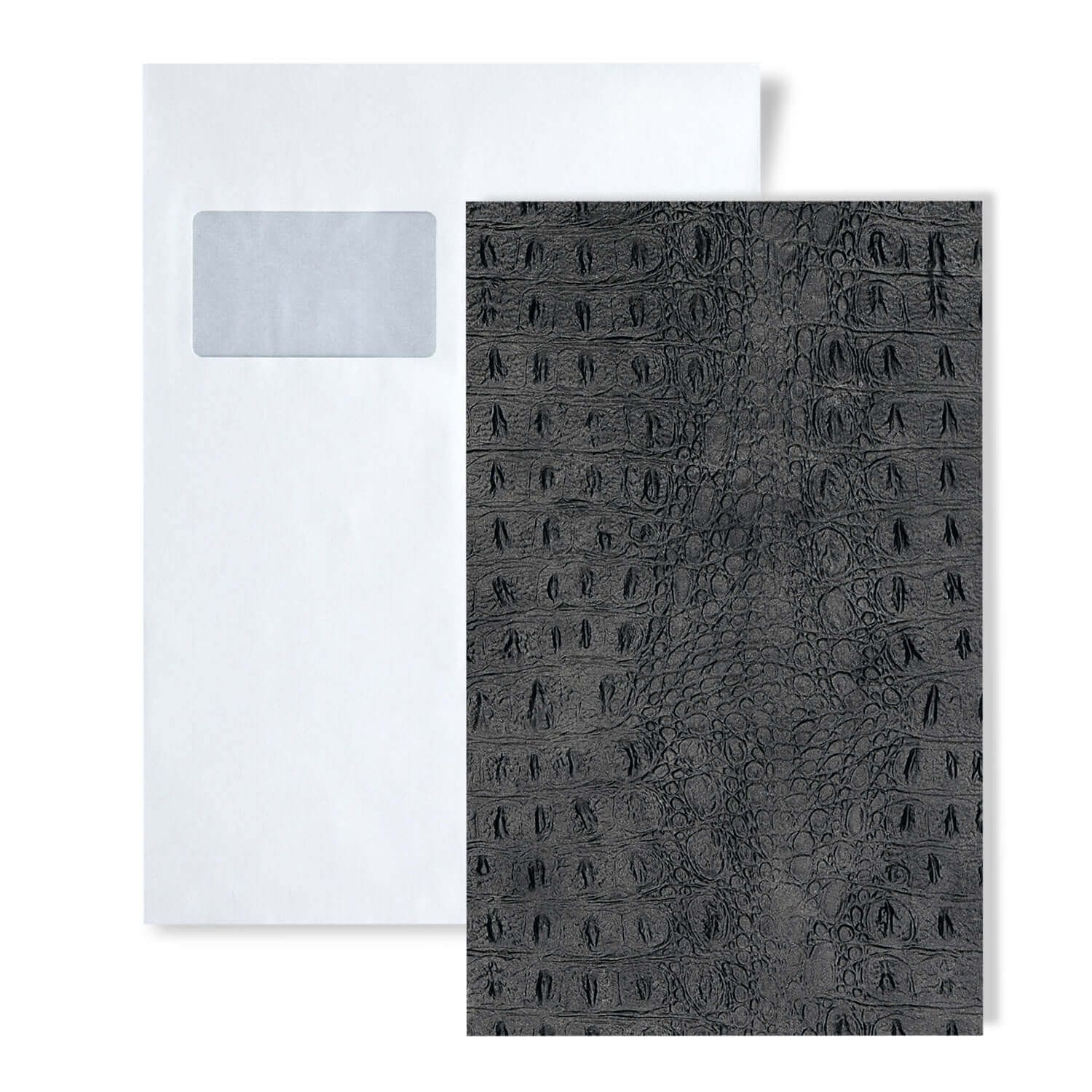 Wallface Wandpaneel 1 MUSTERSTÜCK S-24964 DIN A5 Wandpaneel MUSTER CLASSY Black, BxL: 15x20 cm, 0 qm, (1 MUSTERSTÜCK, Produktmuster, 1-tlg., Muster des Wandpaneels) anthrazit