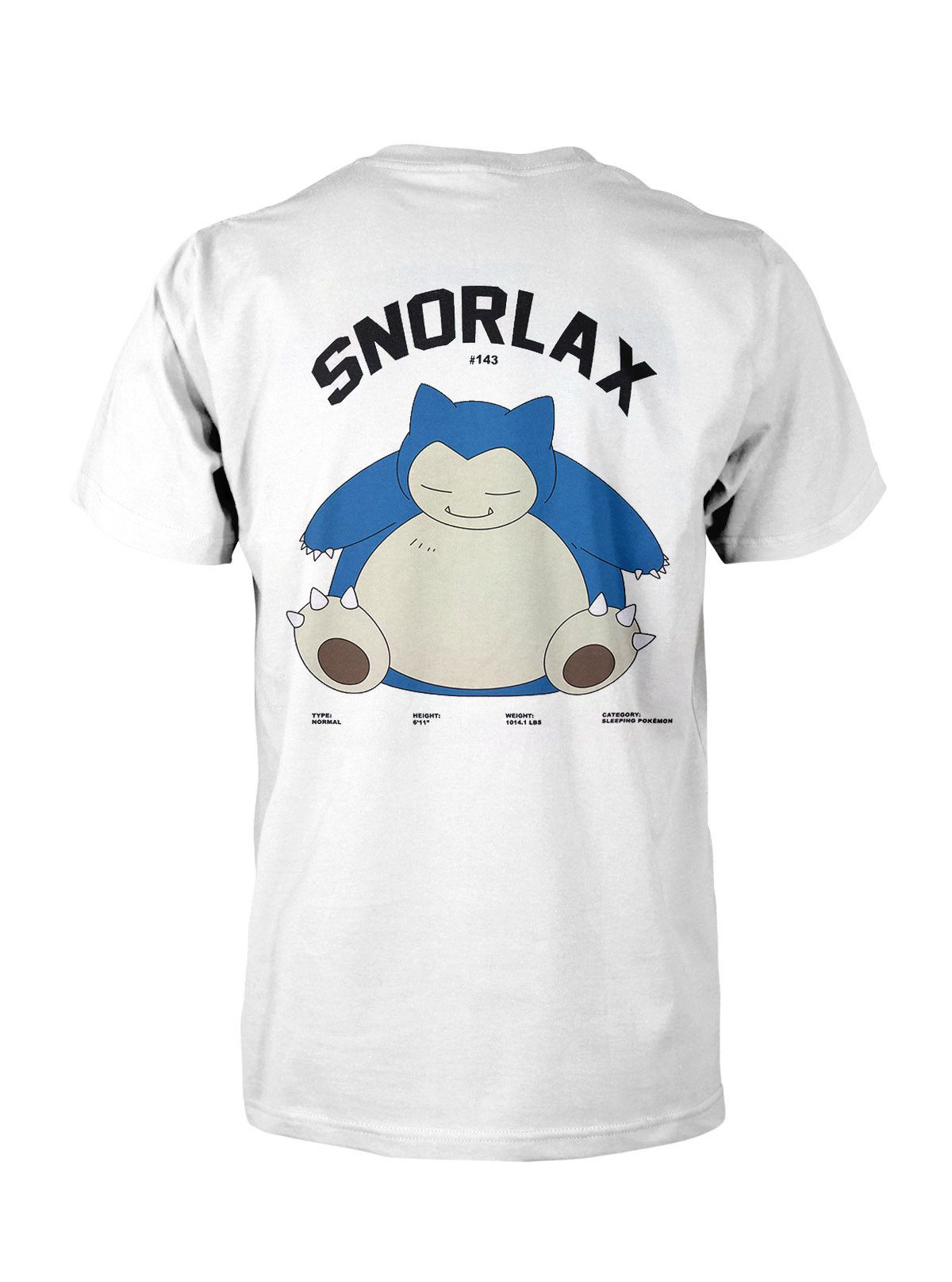 POKÉMON T-Shirt Snorlax Relaxo Backprint