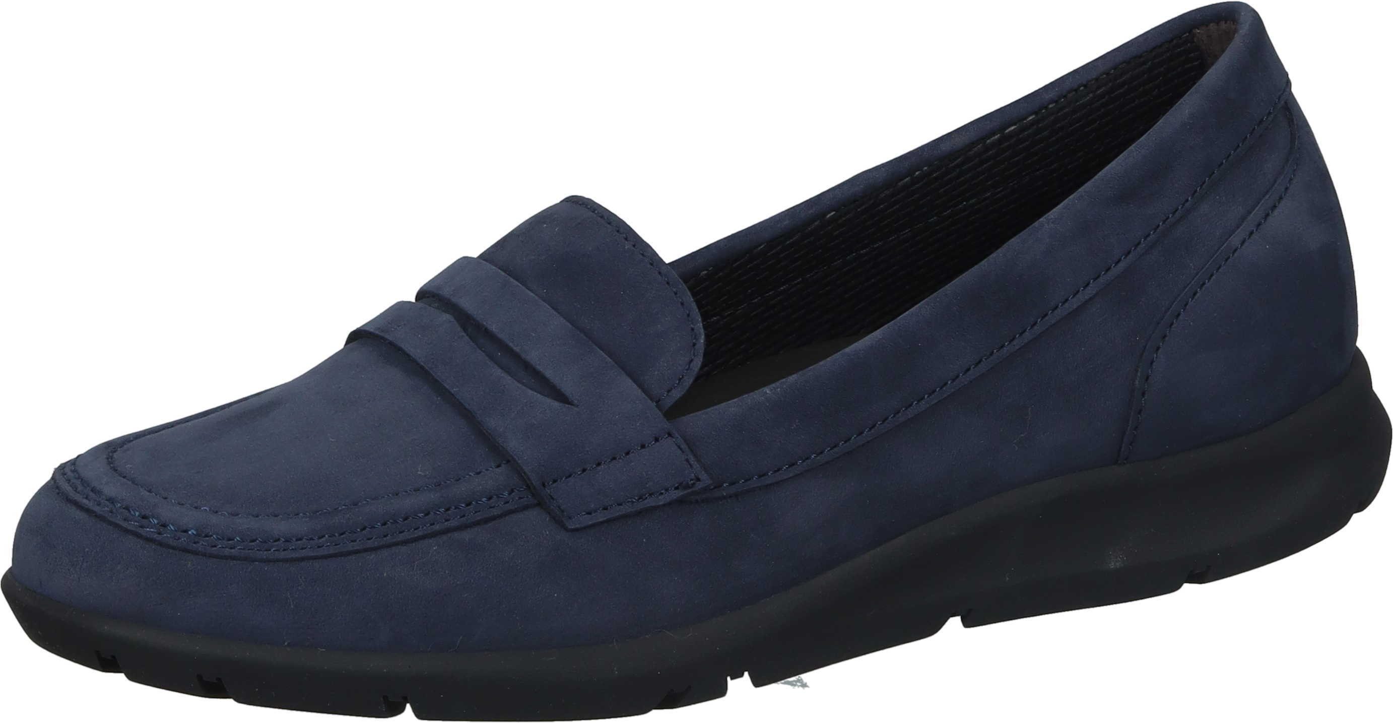 (blue Slipper Nubukleder Slipper / 16) Gabor aus Blau