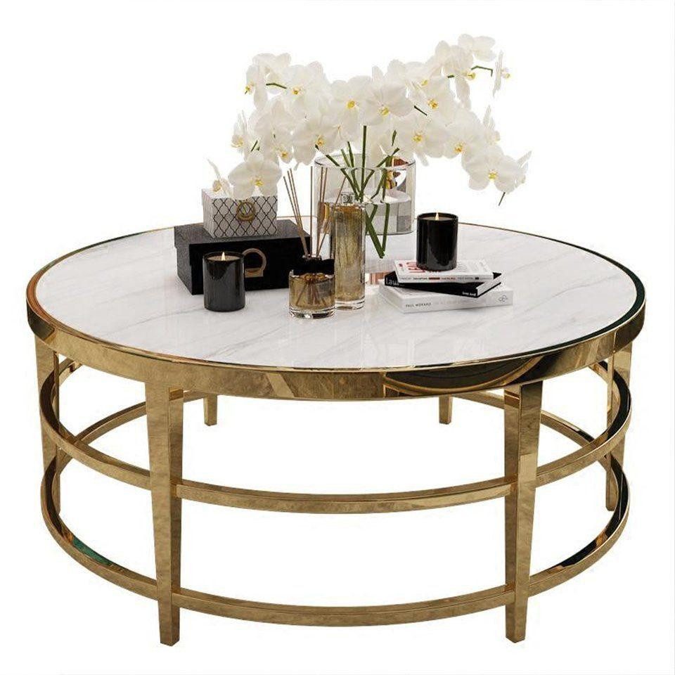 JVmoebel Couchtisch Edelstahl Hochglanz Столы Design Мебель Beistell Sofort (Couchtisch)