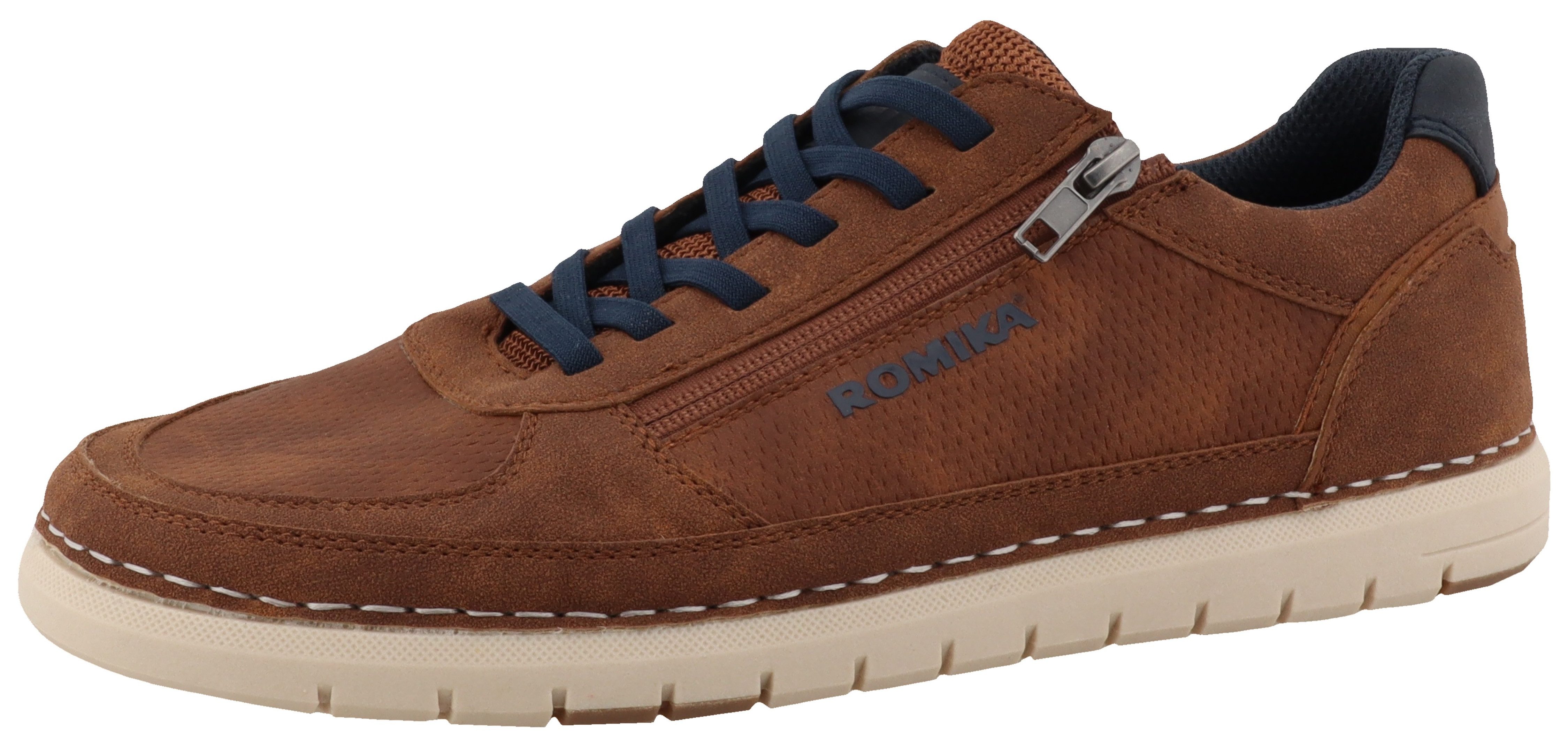 Romika Sneaker, Freizeitschuh, Halbschuh, Schnürschuh, Kontrastbesatz an de günstig online kaufen