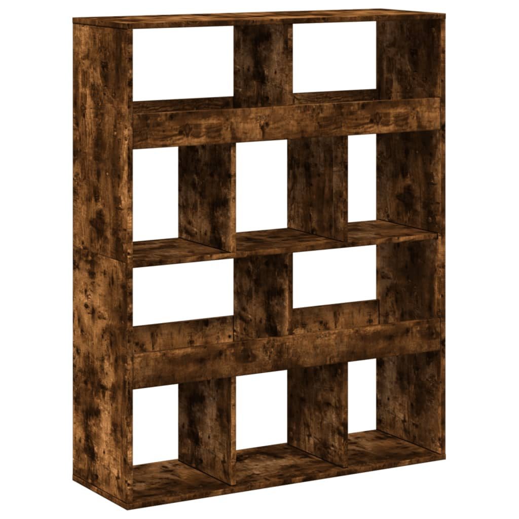 vidaXL Bücherregal Raumteiler Räuchereiche 100x33x125,5 cm günstig online kaufen