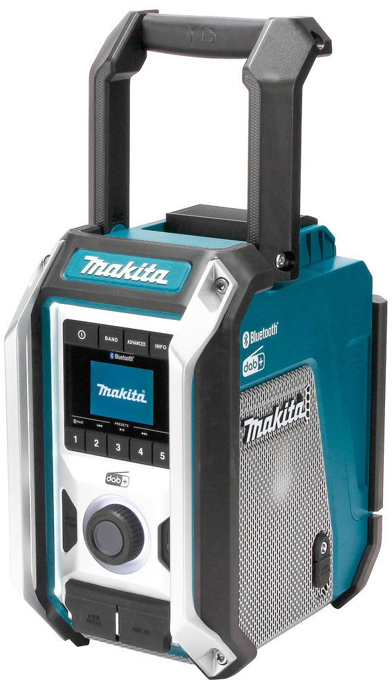 Makita DMR115 Baustellenradio (Digitalradio (DAB), FM-Tuner, 12V, Bluetooth-Radio, ohne Akku) – Bild 3 von 5