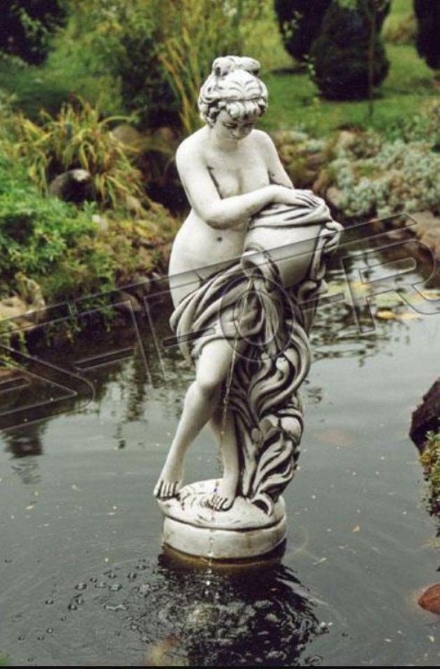 JVmoebel Skulptur Fontainen Figur Statue Figuren Statuen Skulptur Skulpturen Garten | Skulpturen