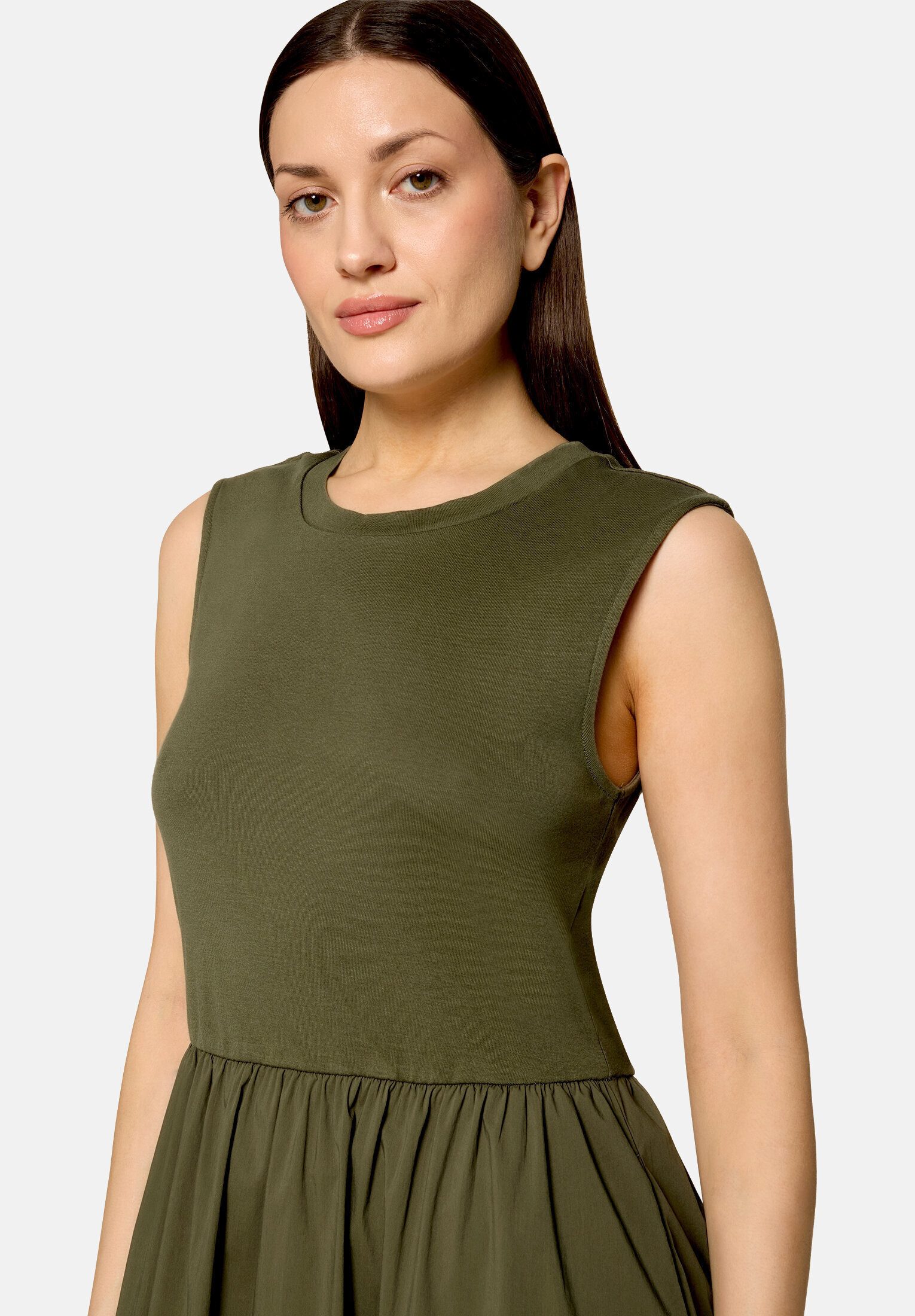 Cartoon Druckkleid Damen mit Eingrifftaschen