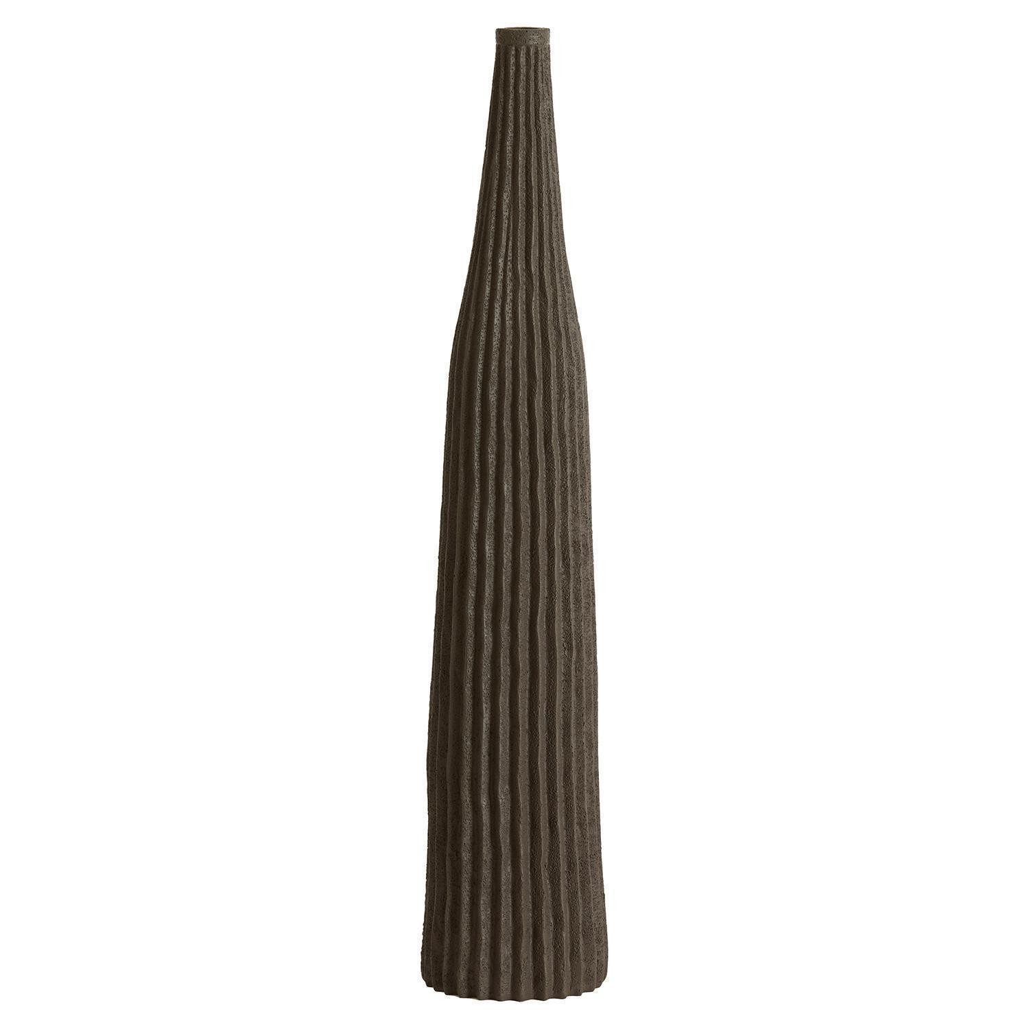 Light & Living Dekovase NAMPALA, Vase, Braun, Kunststoff, H 60 cm (1 St), besondere Oberflächenstruktur