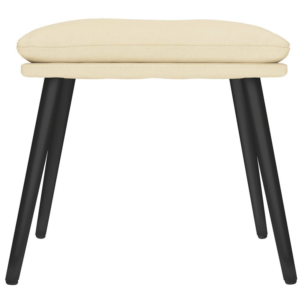 vidaXL Polsterhocker Fußhocker Creme 45x29,5x35 cm günstig online kaufen