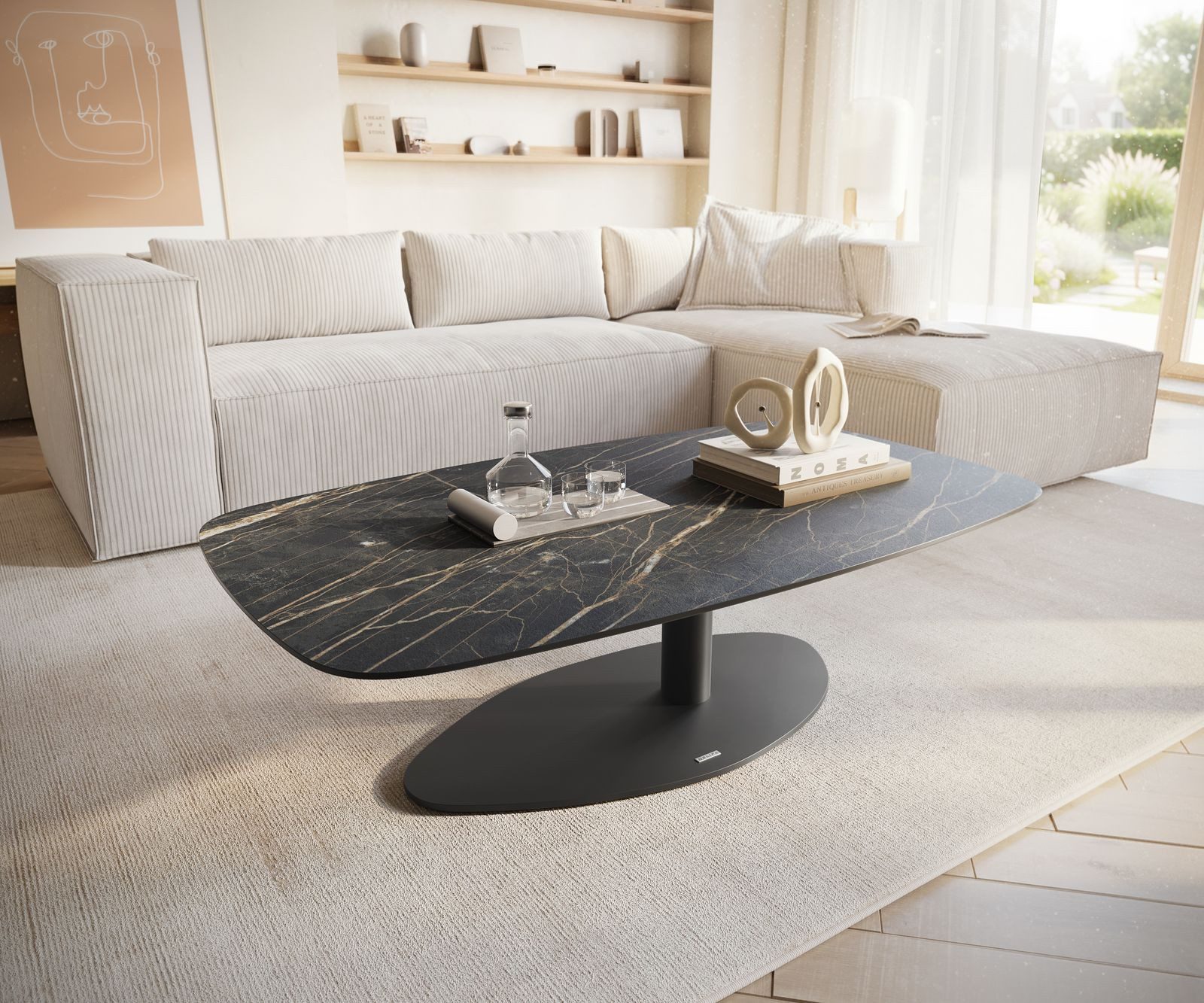 DELIFE Couchtisch Edge, Boot 120x70 cm günstig online kaufen