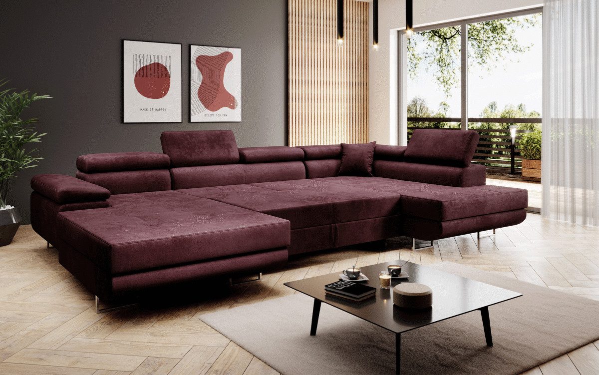 Luxusbetten24 Schlafsofa Designer Sofa Lago, mit günstig online kaufen