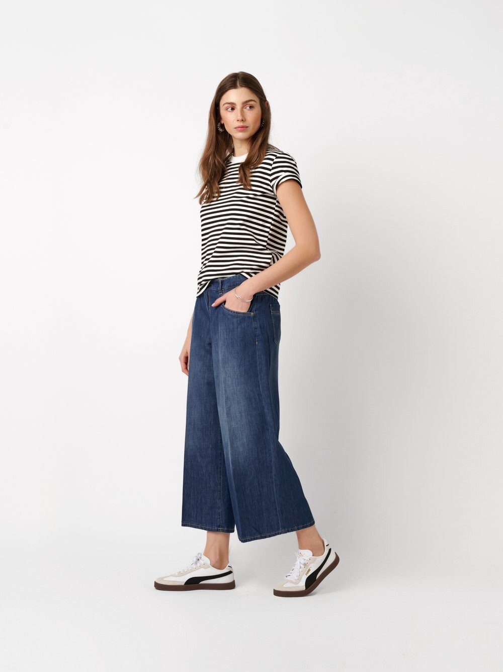 ROSNER Weite Jeans Masha Culotte (1-tlg) mit weitem Bein