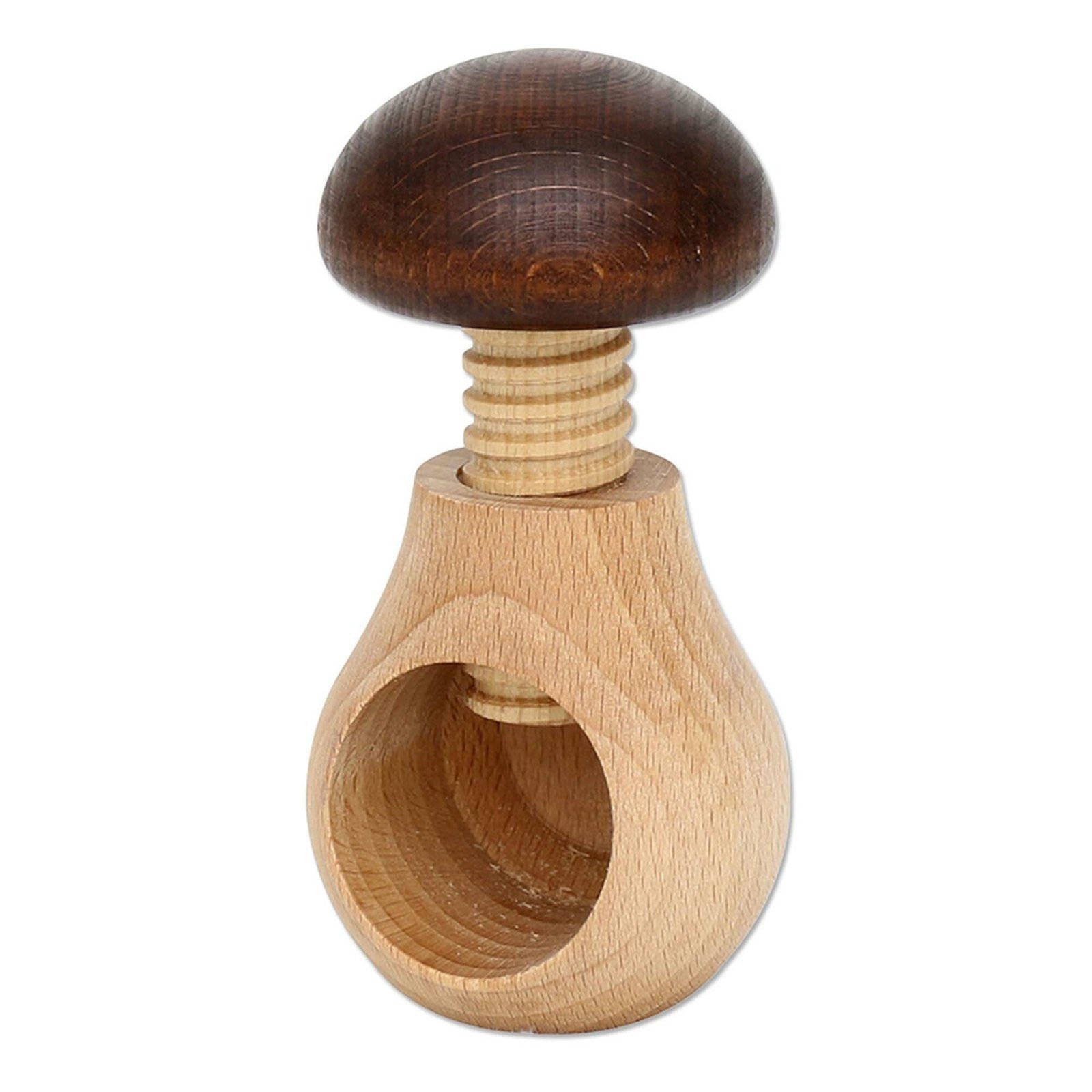 SIGRO Weihnachtsfigur Holz Nussknacker Pilz (Stück, 1 St)