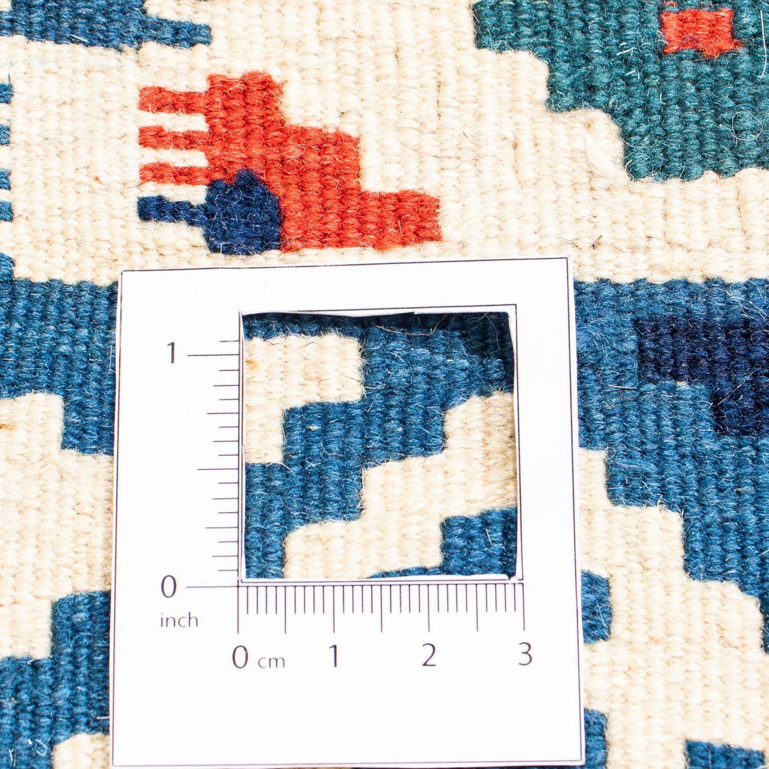 cm mm, 6 Wollteppich quadratisch Höhe: - Einzelstück morgenland, Oriental quadratisch, mehrfarbig, Wohnzimmer, x - - 101 103 Kelim