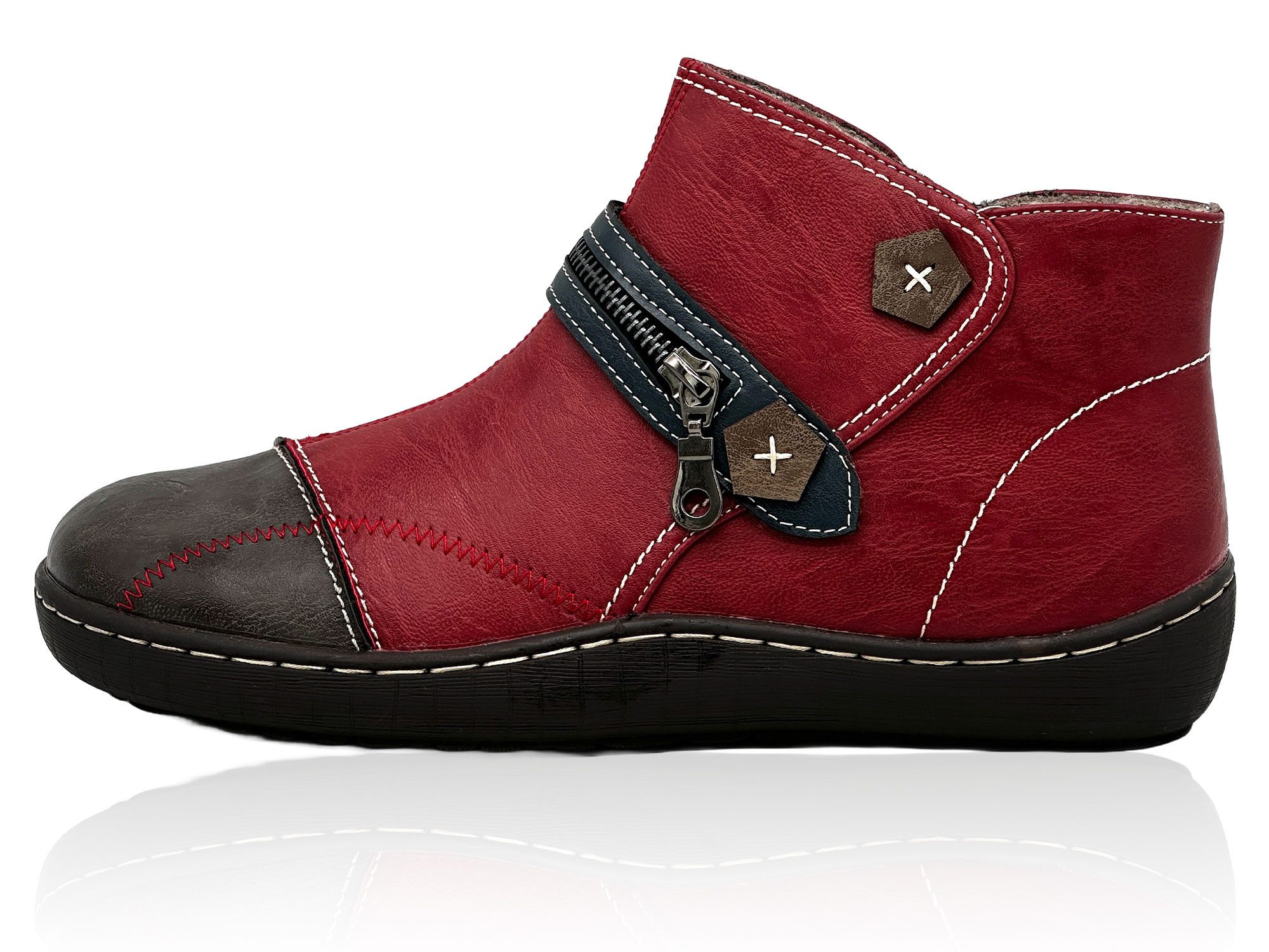 Nowaland Gefütterte Winter-Boots mit warmem Innenfutter und flexiblem Komfort Westernstiefelette wärmendes Innenfutter – leichtes Tragegefühl – modernes Design