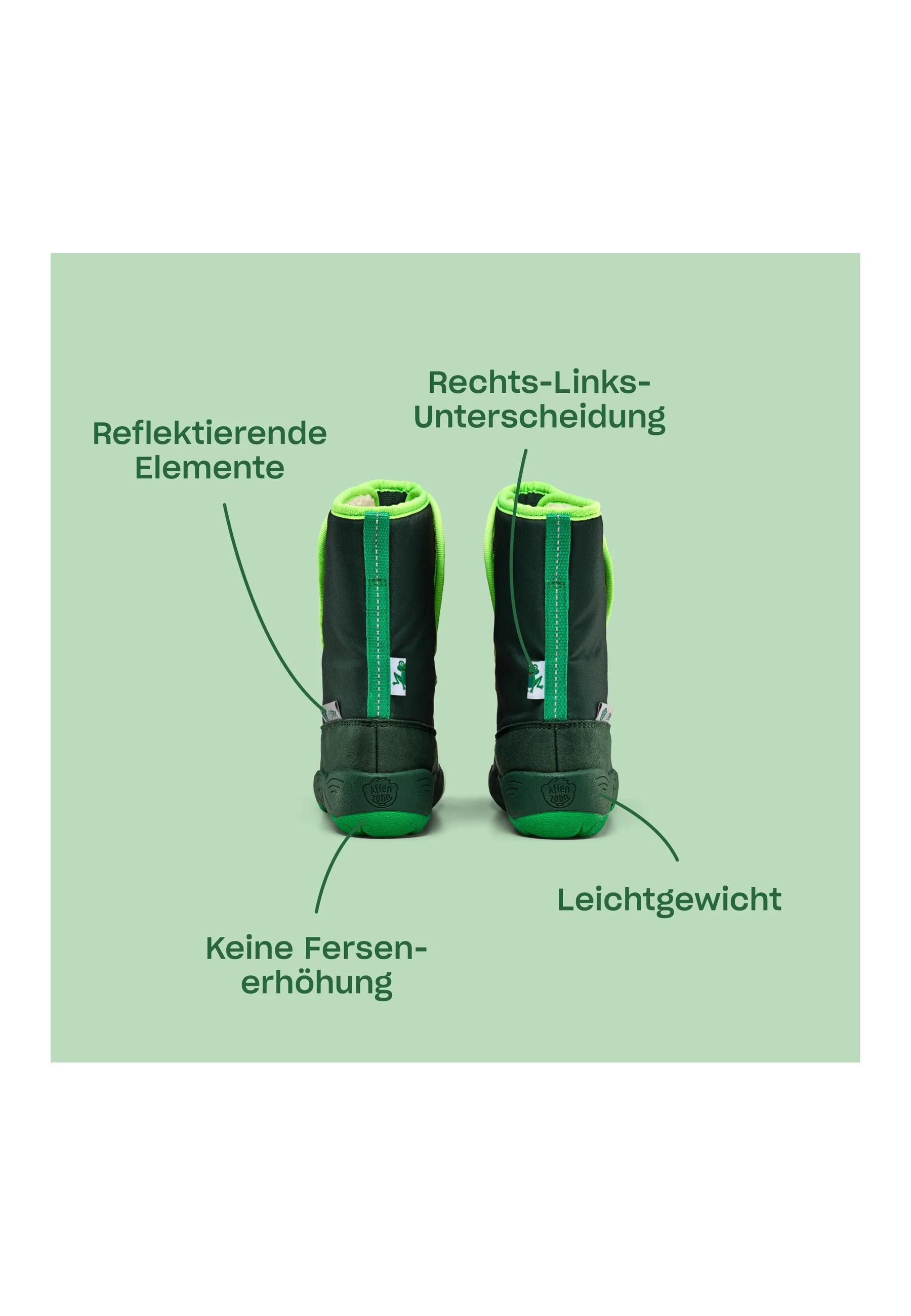 Affenzahn Schneestiefel Vegan Freezy . Winterstiefel wasserdicht und atmungsaktiv
