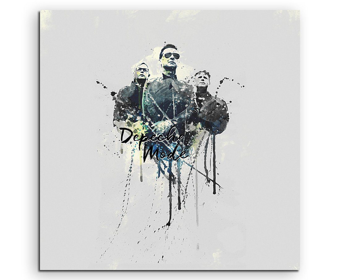 Sinus Art Leinwandbild Depeche Mode 60x60cm SA